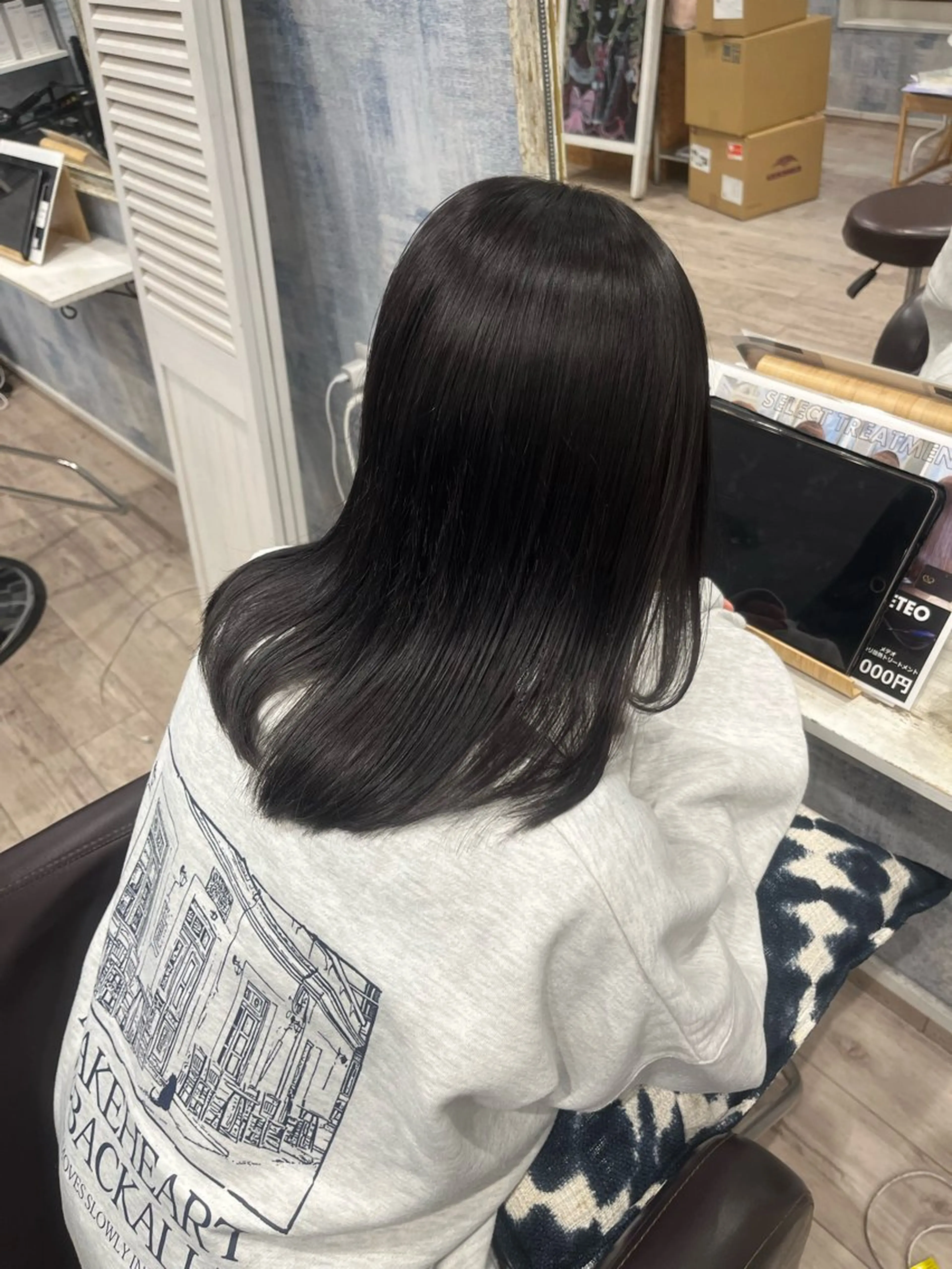 🎊ミニモ限定🎊　　　　　　　　　　　　　　　　　　　　✂️レディーカット＋1カラー🎨の写真