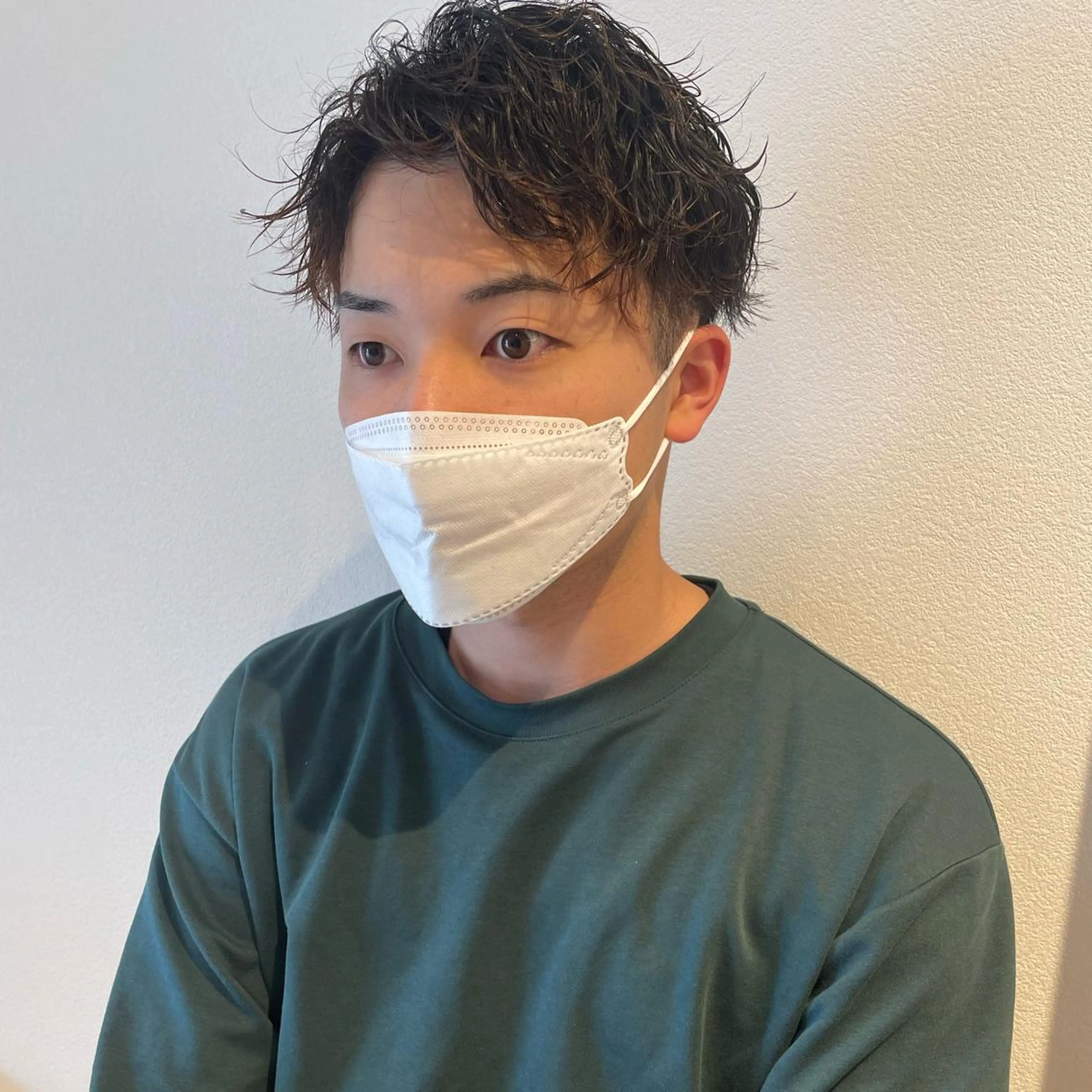 メンズ アップバング 北九州美容室 🕊️わかな✂︎のヘアスタイル
