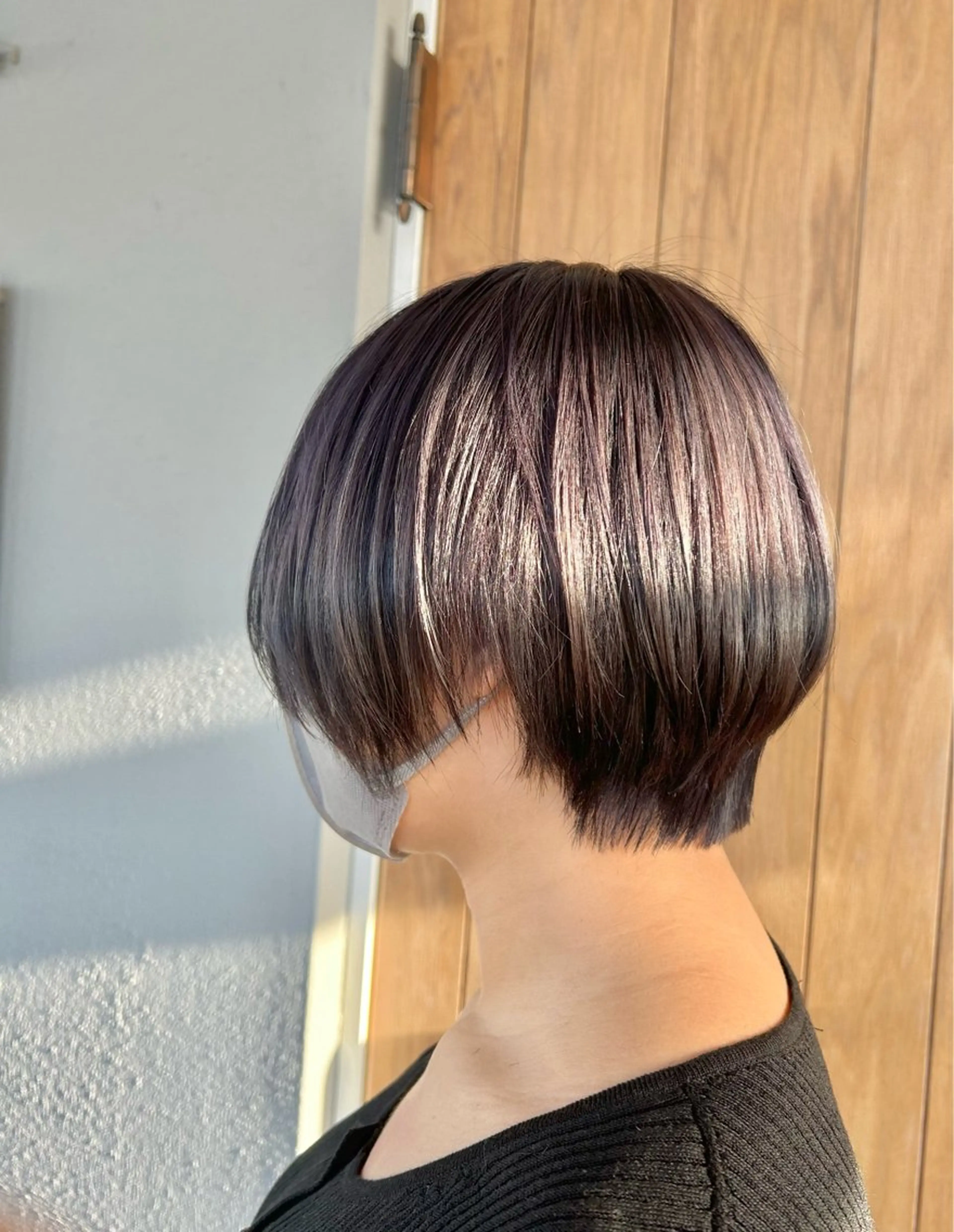 ショート カラー ブリーチ ラベンダーカラー ショートヘア ufu所属・🫧KOWATA KASUMI🫧のヘアスタイル