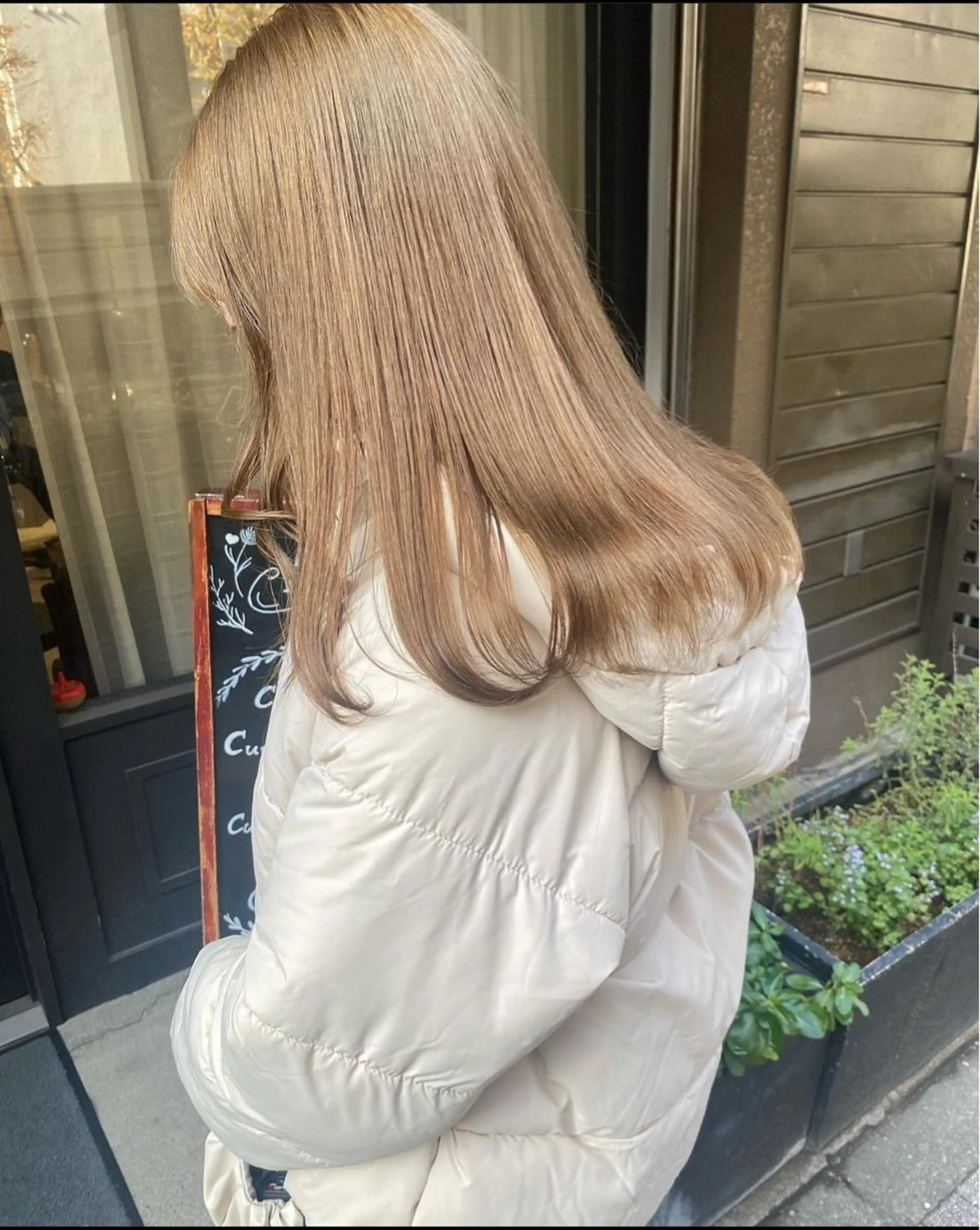 ロング カラー ベージュカラー ✨メンズ縮毛モデル 募集✨イブキのヘアスタイル