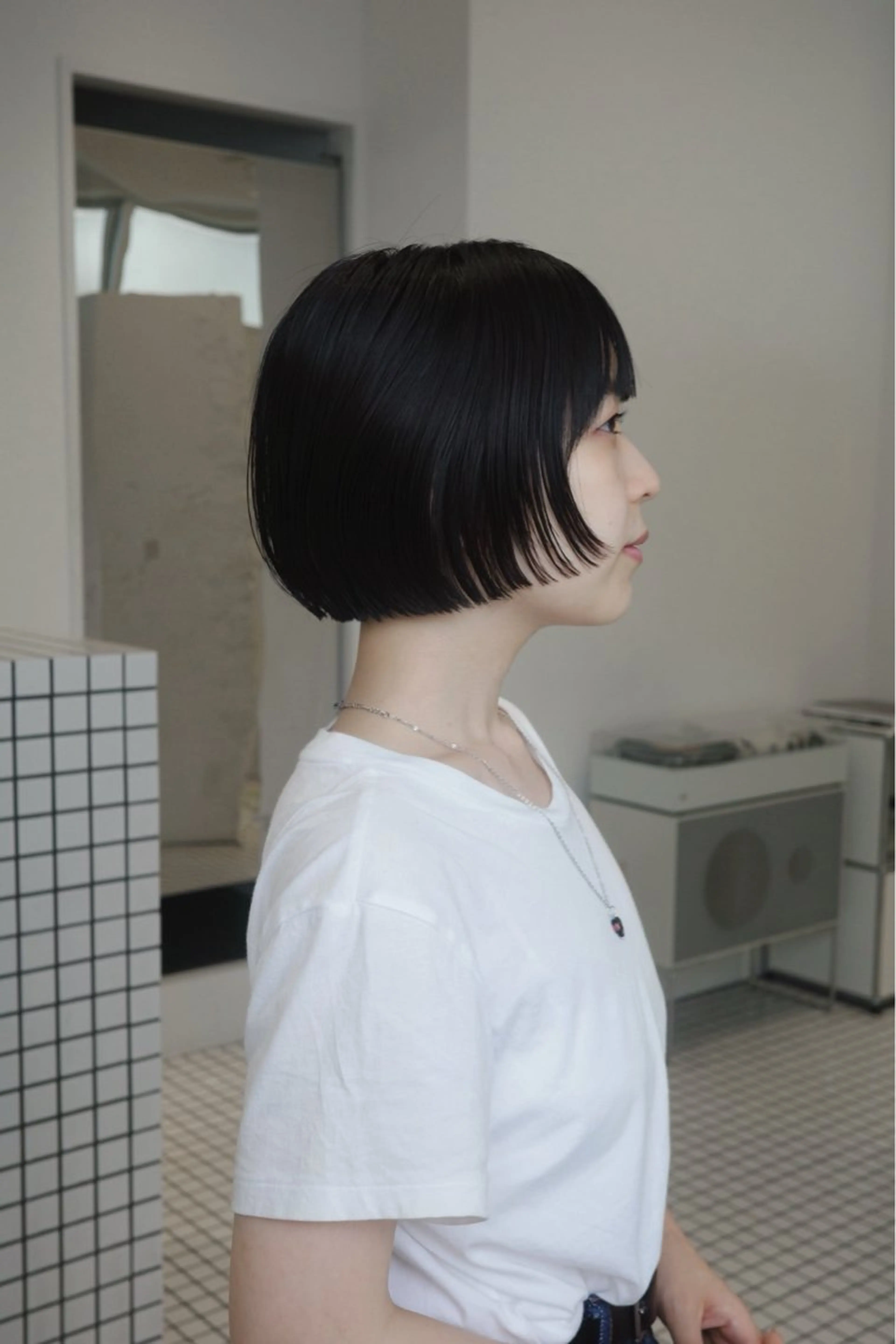 ショート ボブ カット 🌱ぱつっと/ボブ 🌱のヘアスタイル
