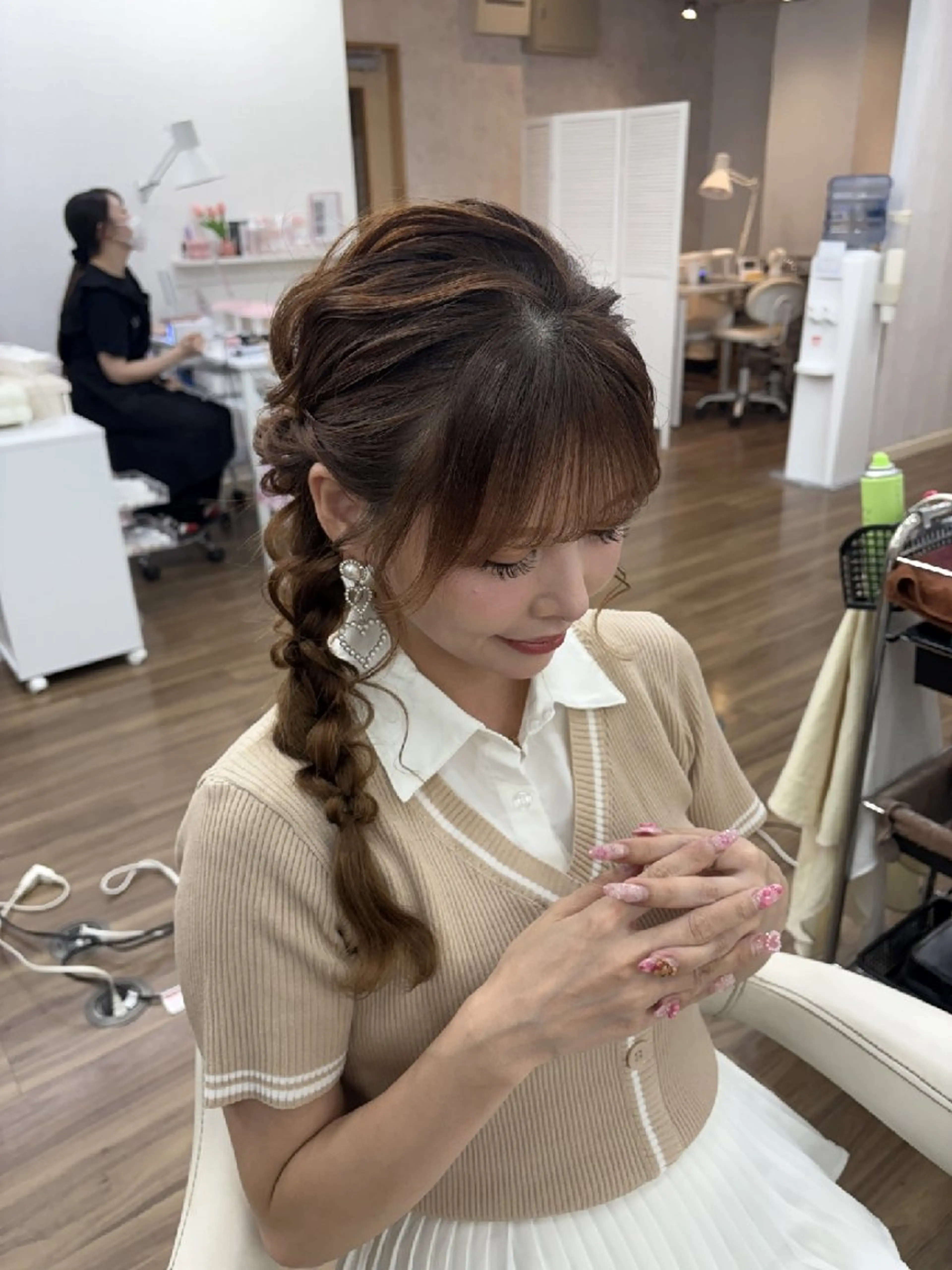 ヘアアレンジ ロング ヘアセット GLOSS❤︎ 中西春菜のヘアスタイル