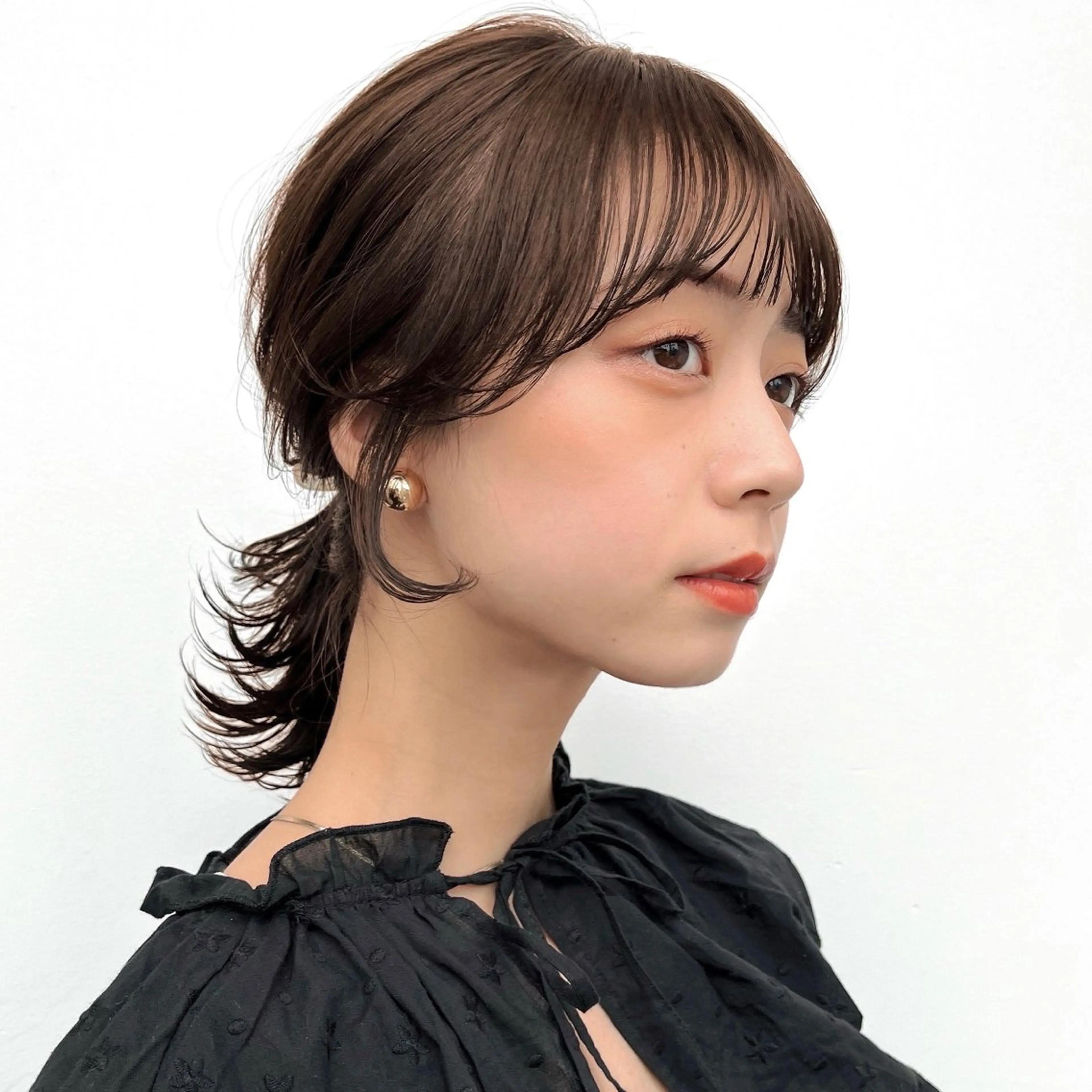 ミディアム カラー ヘアアレンジ ベージュカラー 透明感カラー オリーブベージュ ボブ 顔周りカット カット ヘアカラー トリートメント 🌱ボブ/レイヤー/ ベージュ/あやみ✨のヘアスタイル