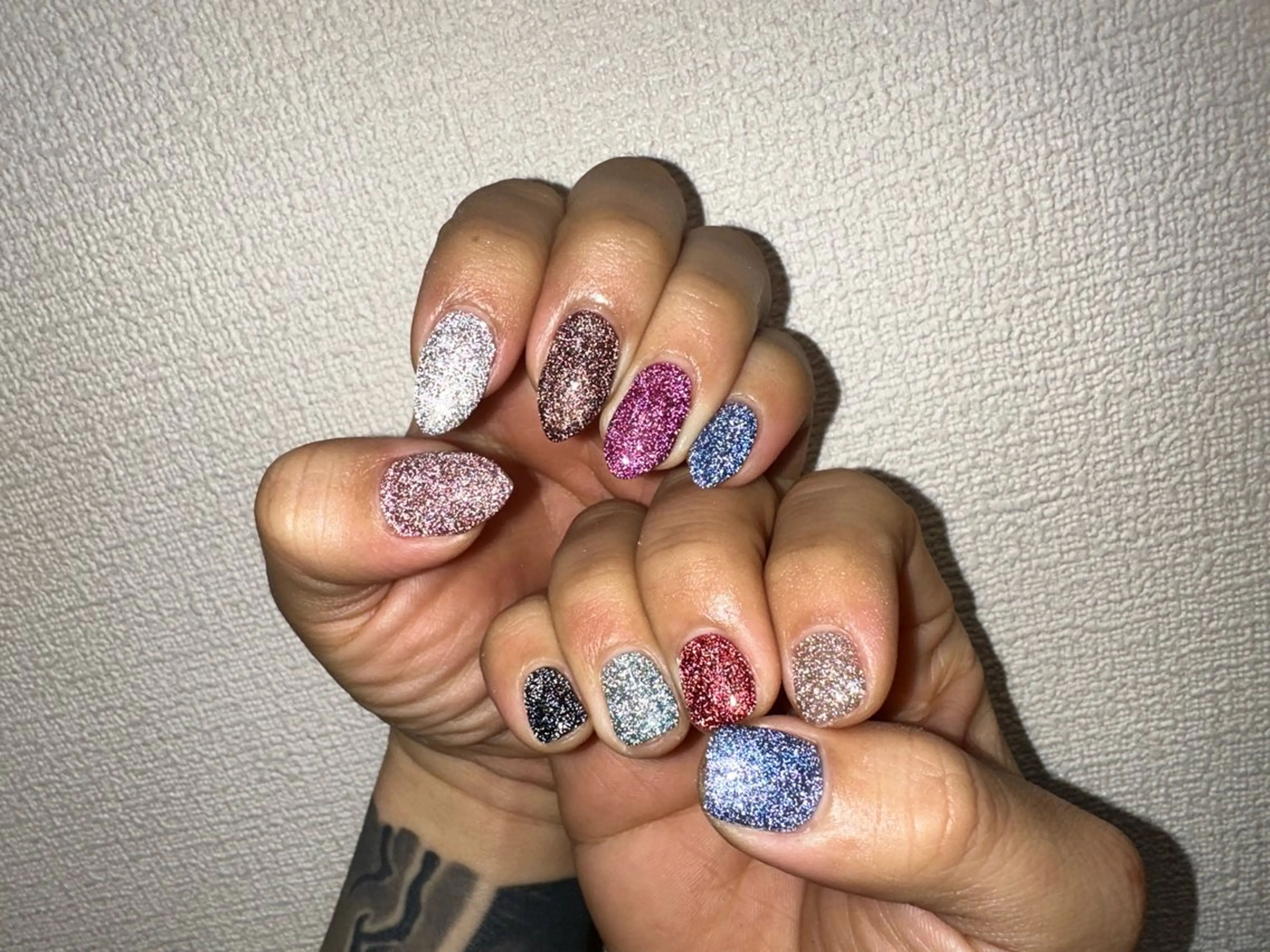 ネイル フラッシュネイル キラキラネイル マグネットネイル ワンカラーネイル ハンドネイル private nailsalonのネイルデザイン
