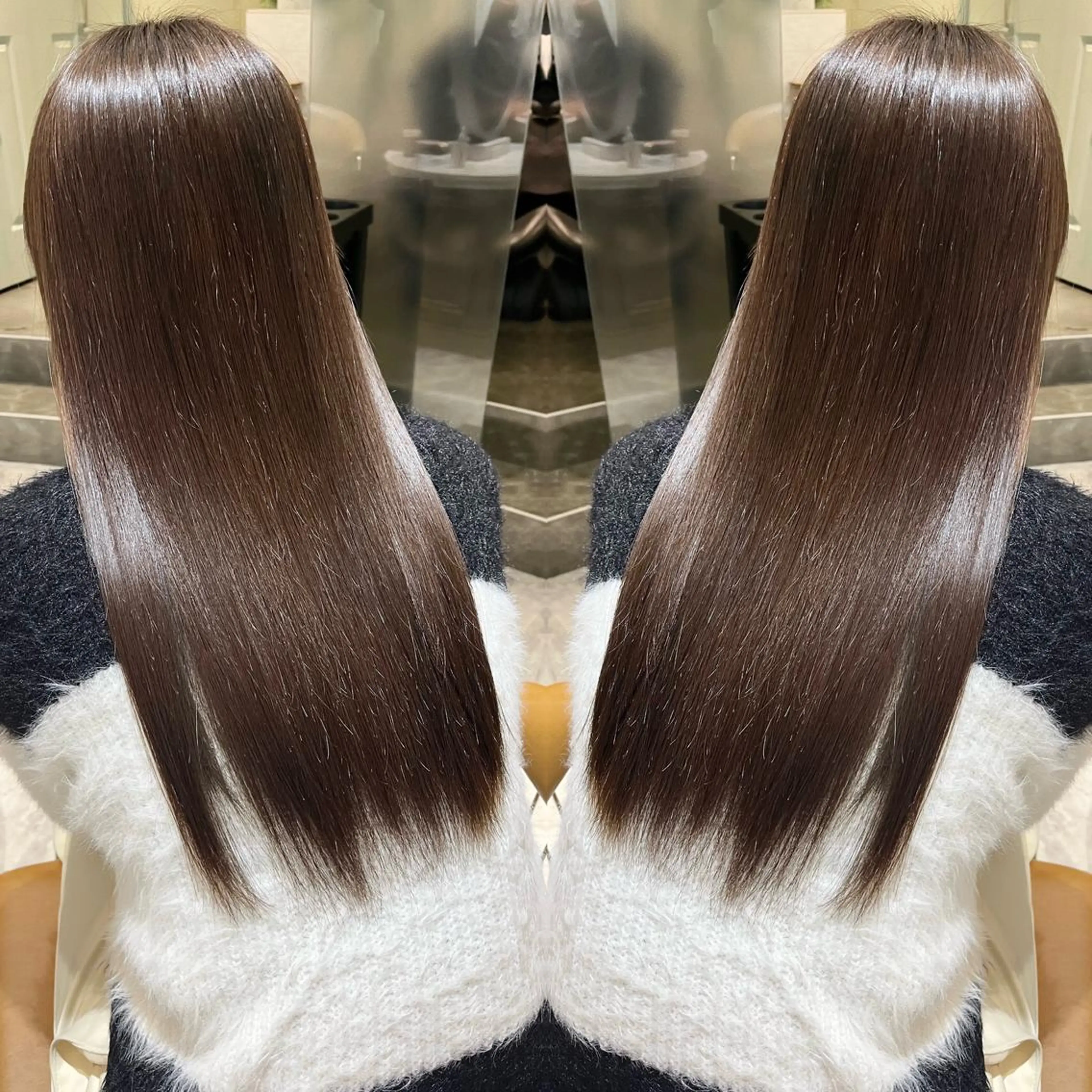 ロング カラー カットモデル募集 艶カラー/ユウトのヘアスタイル