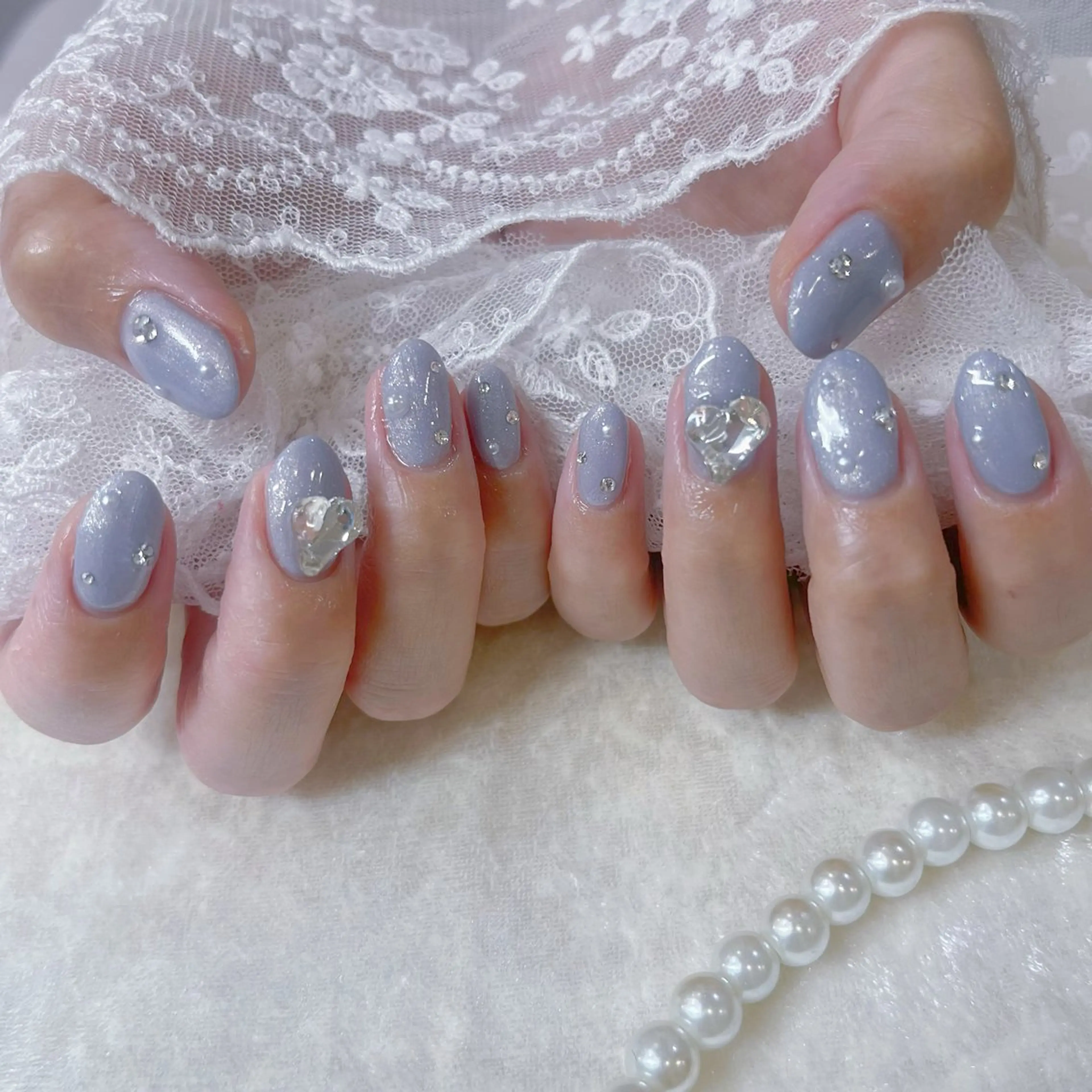 ネイル ハンドネイル Maya 🧊🫧‪のネイルデザイン