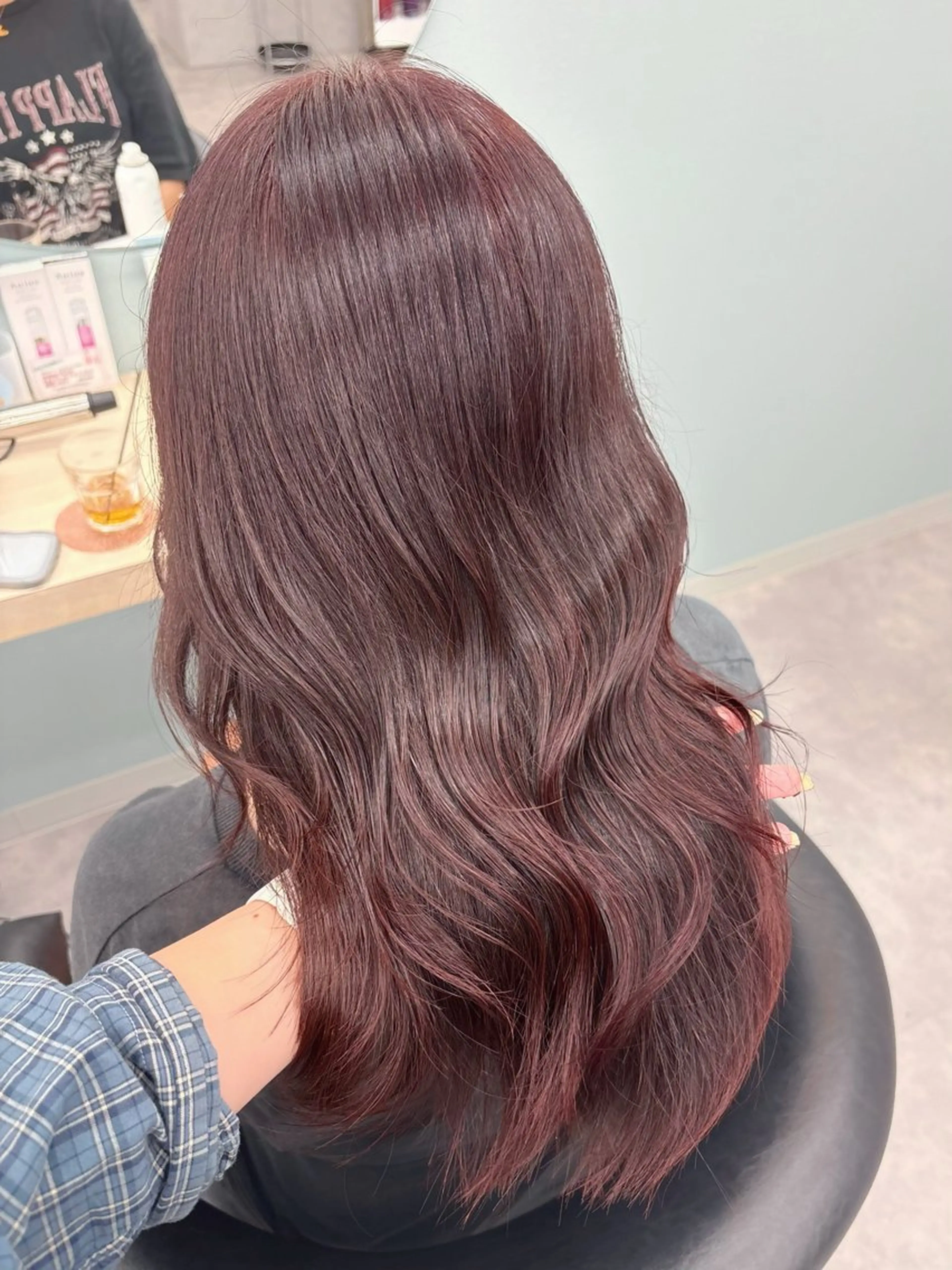 セミロング カット ヘアカラー レイヤー/髪質改善 🫧小町 紗耶華のヘアスタイル