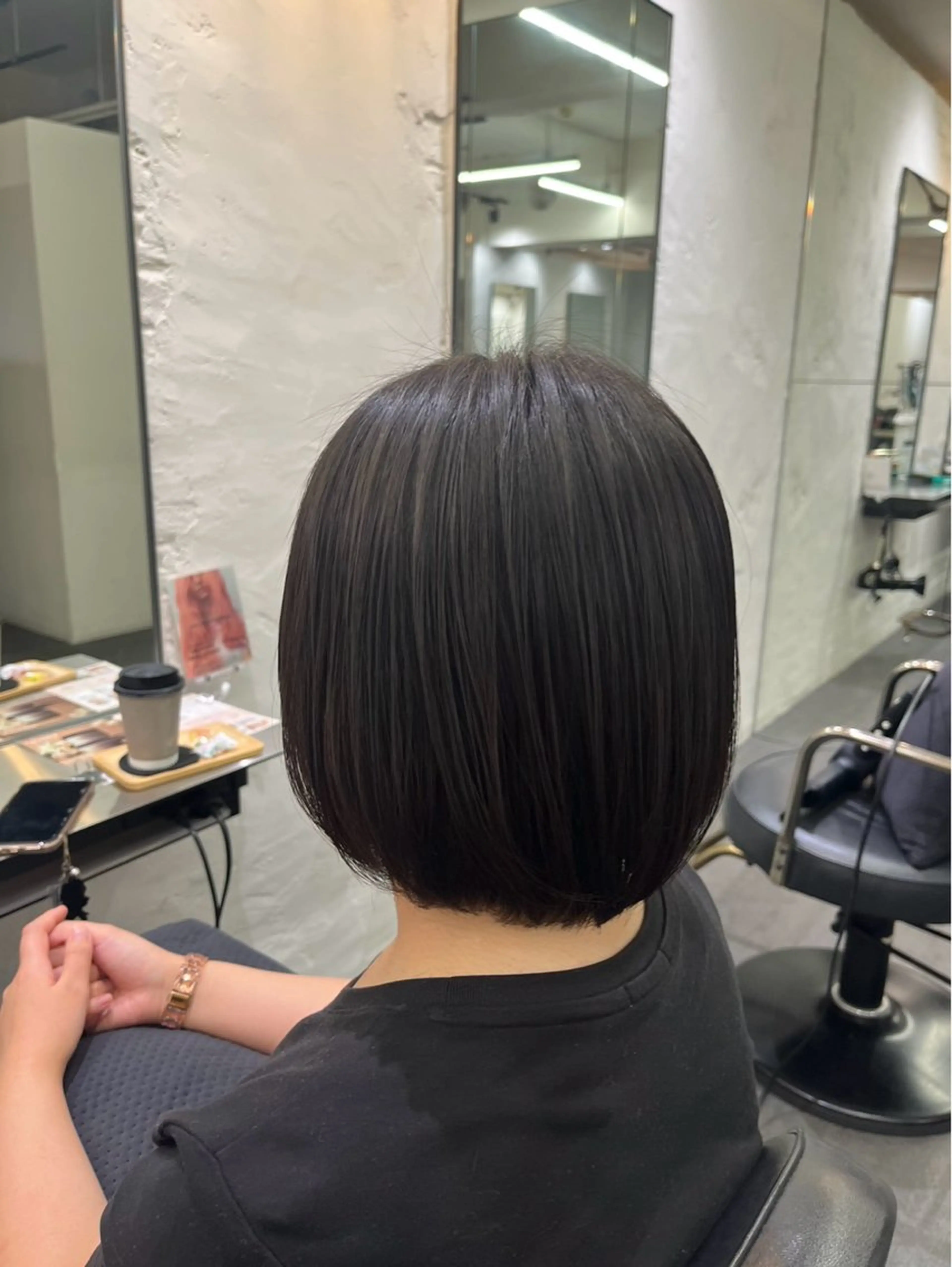 ショート 縮毛矯正 belta by artefice所属・梅田 かれんのヘアスタイル
