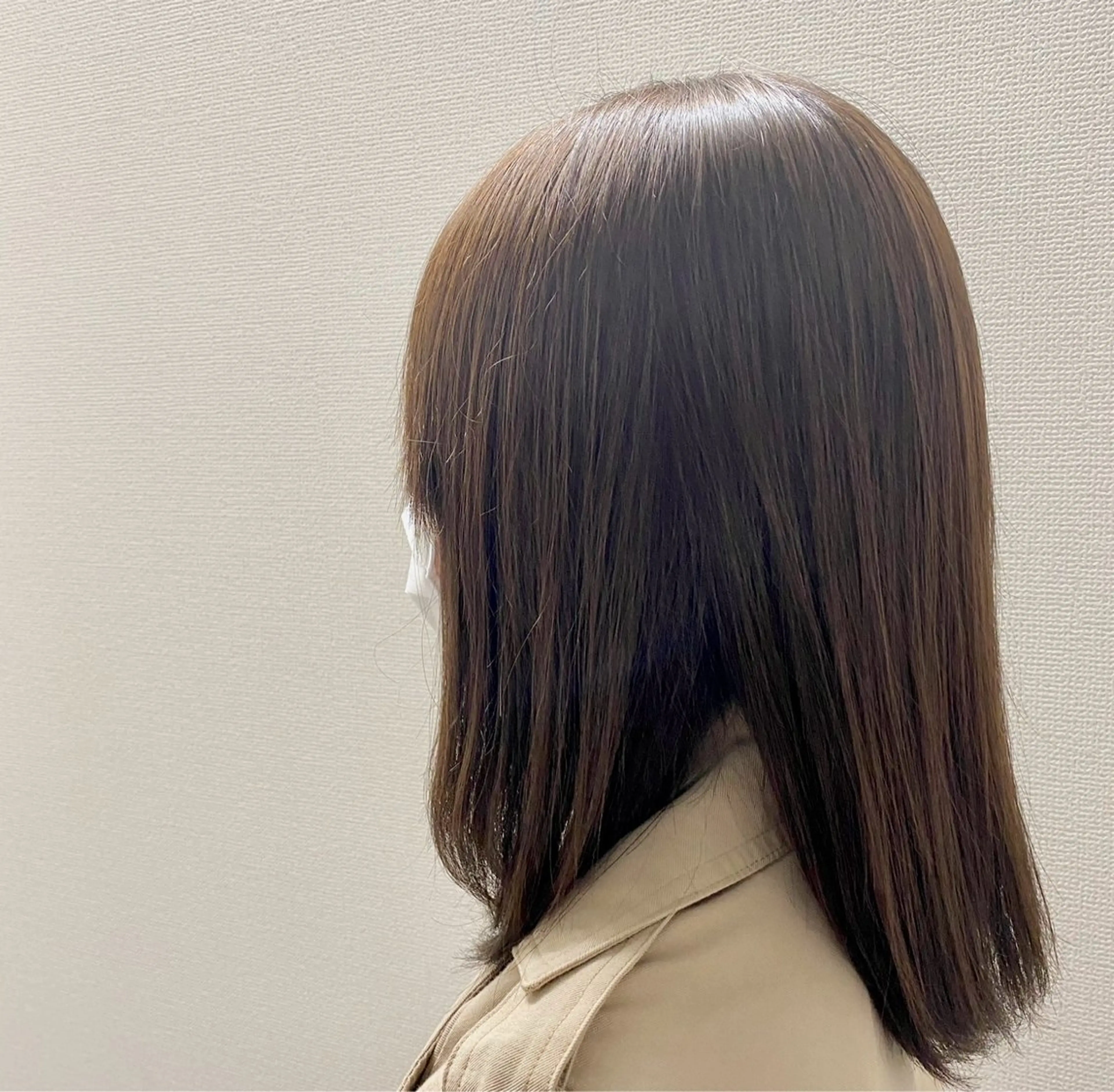 ミディアム カラー 透明感カラー やました りんのヘアスタイル