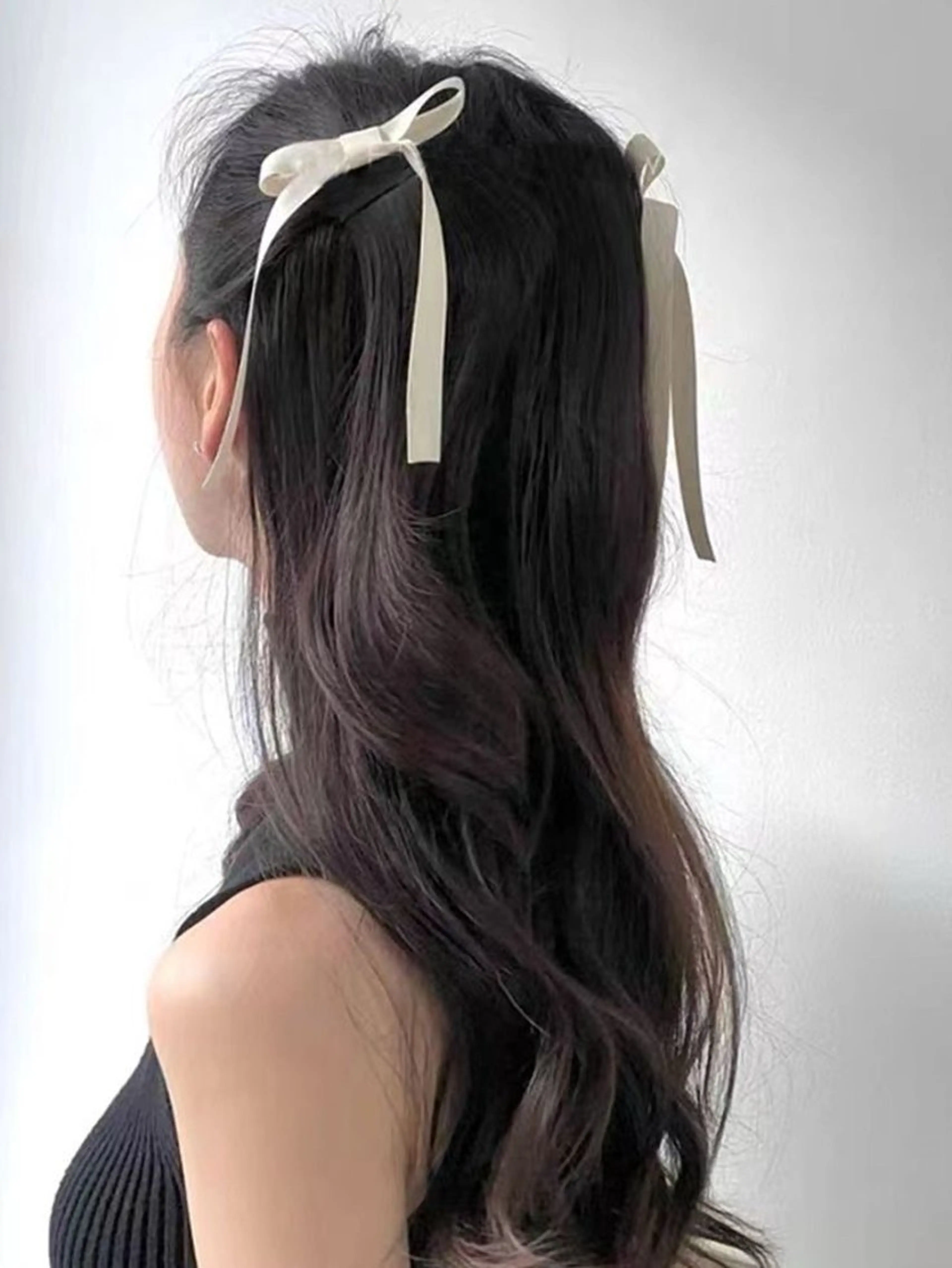 セミロング カラー 💙ハイトーン韓国風 色白ヘア💙manaのヘアスタイル