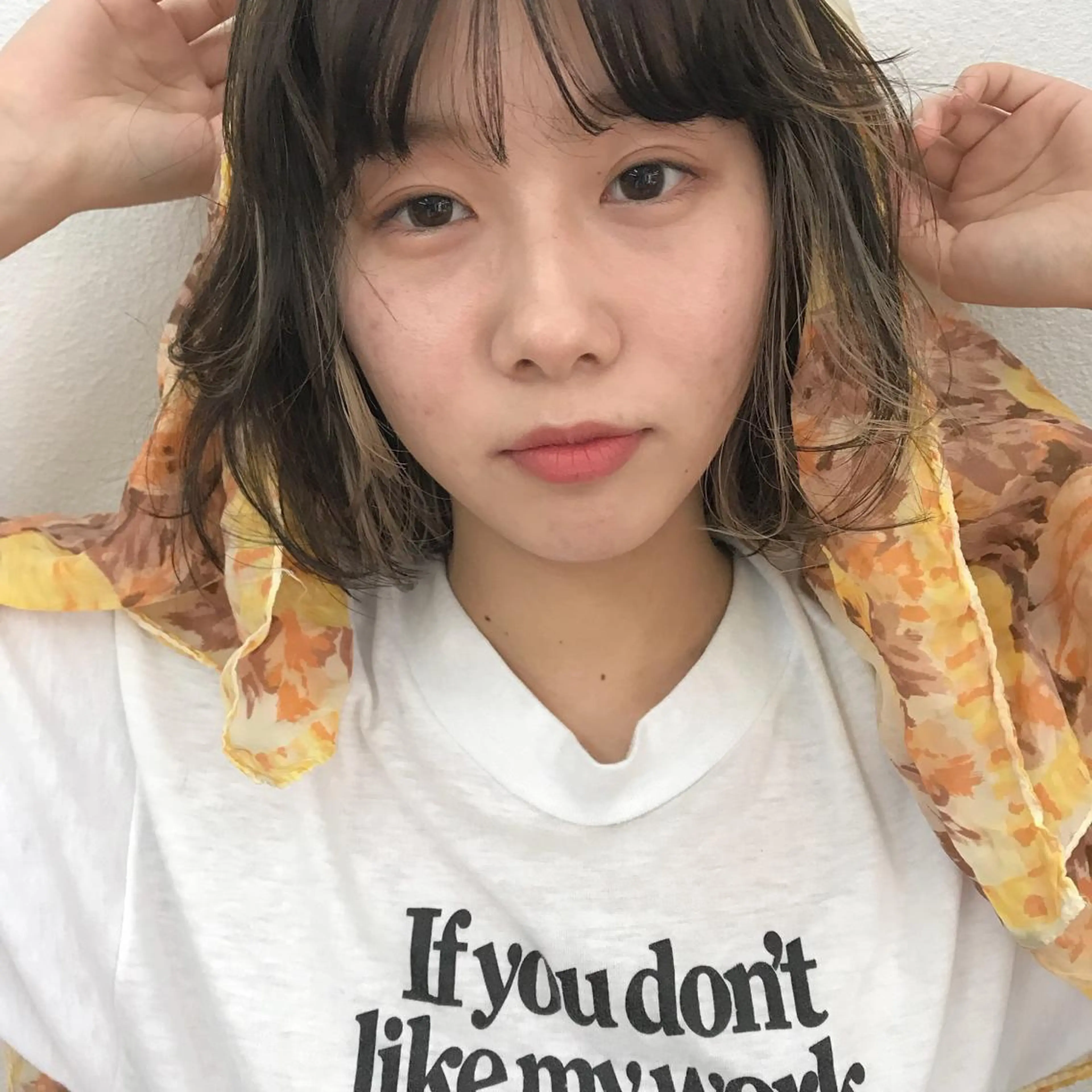 ミディアム 顔周りカット soso所属・ソエタ ユイのヘアスタイル