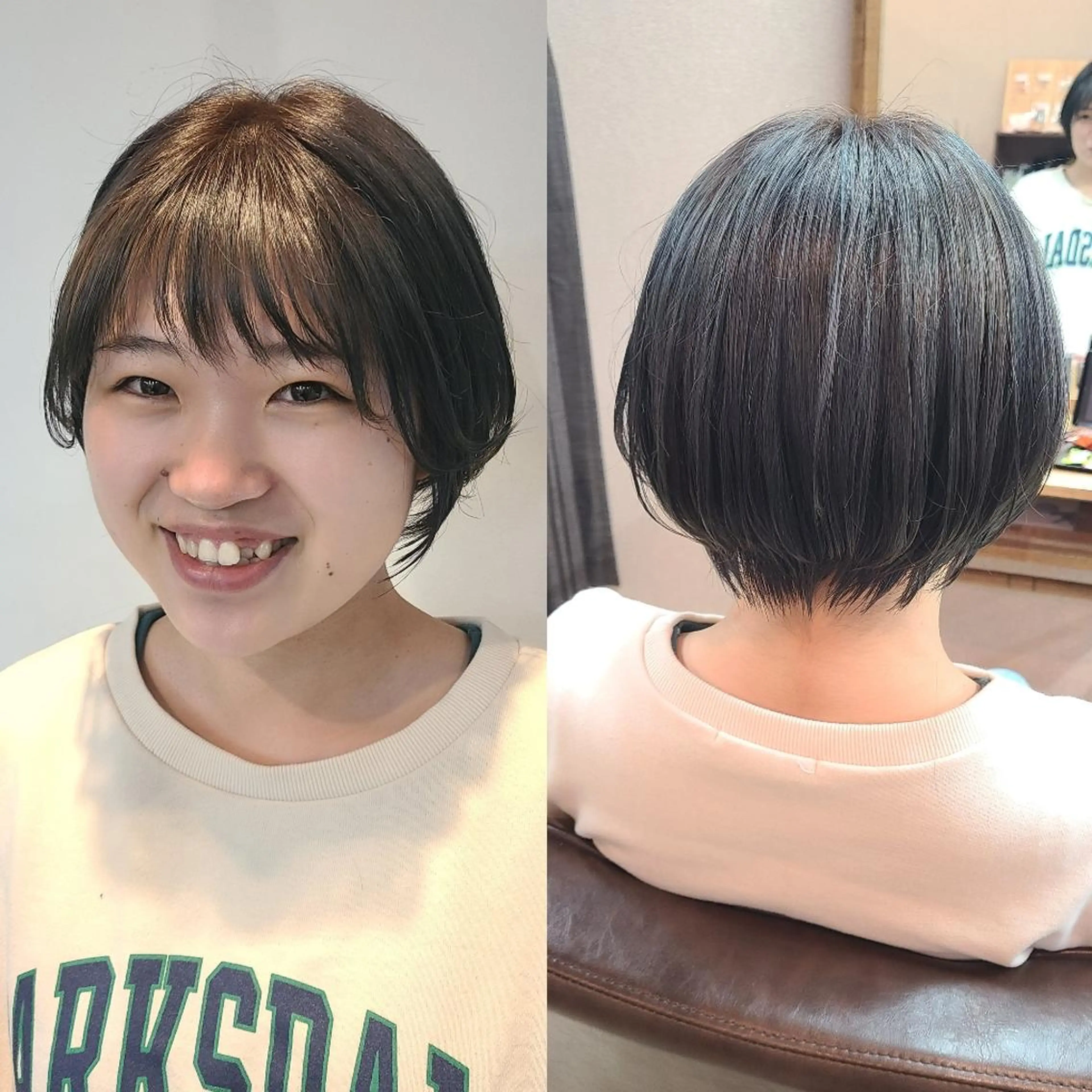 ショート 似合わせカット ショートヘア カット 西田 理沙のヘアスタイル