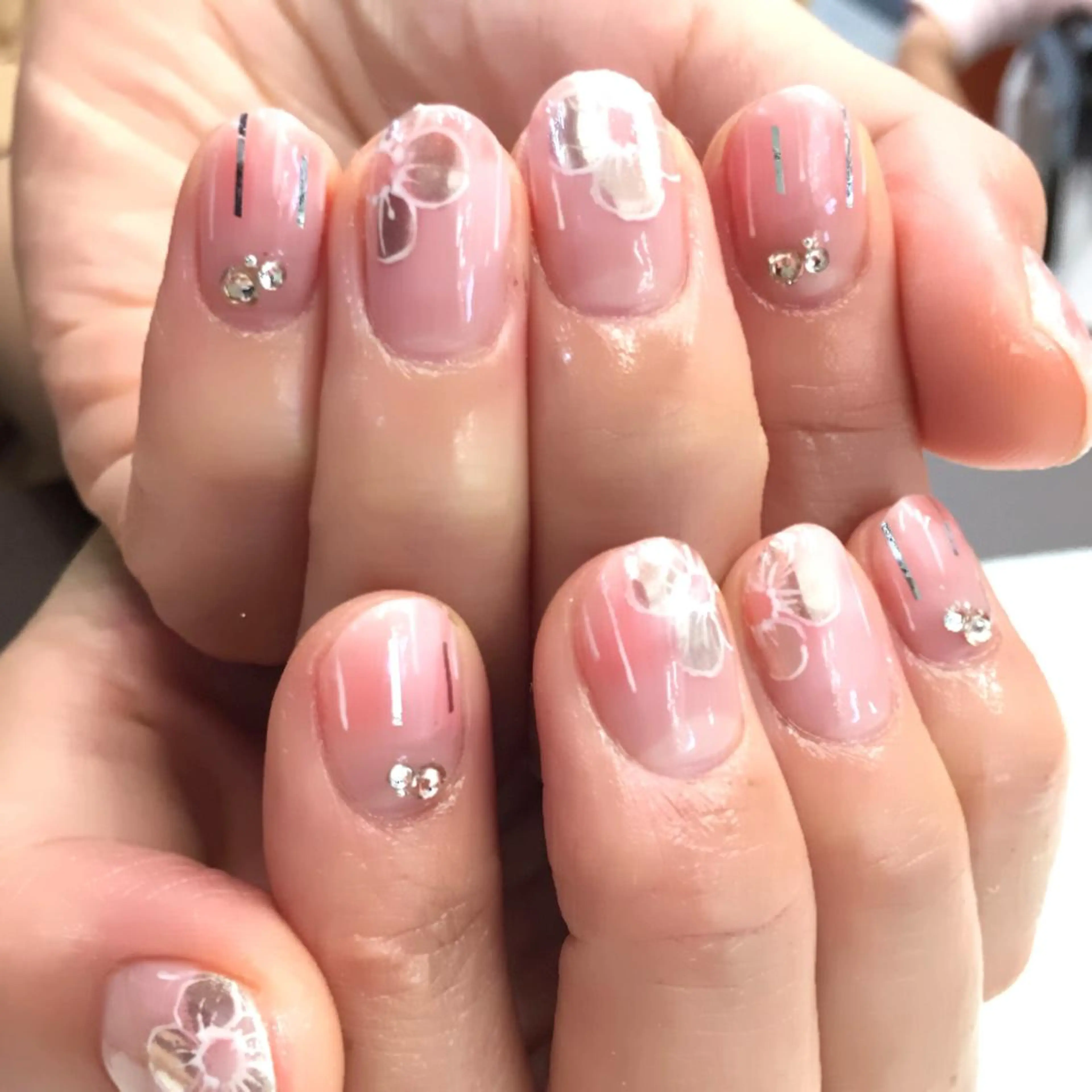 ネイル アートネイル ミラーネイル miel nailのネイルデザイン