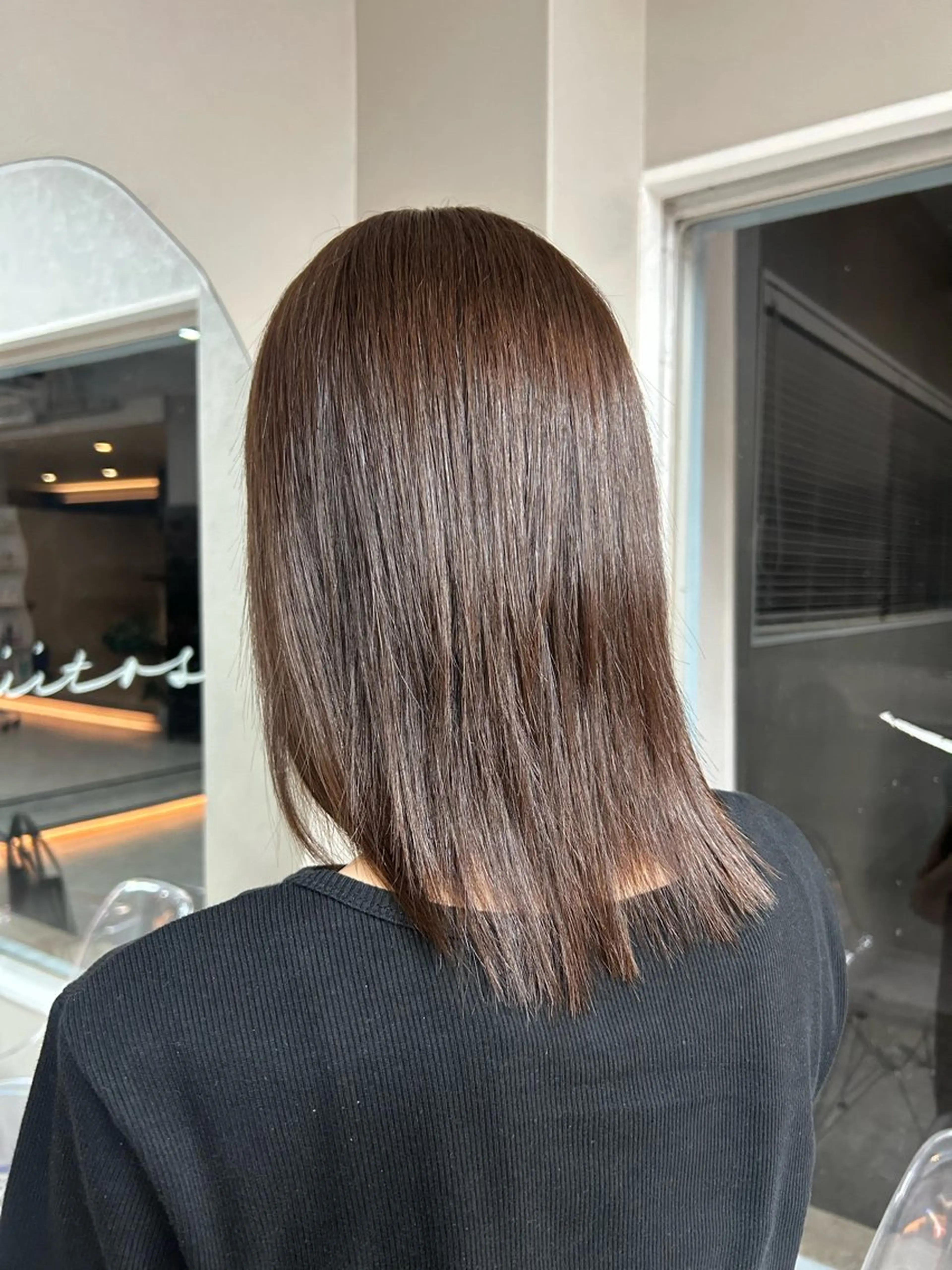 ミディアム カラー ベージュカラー ヘアカラー ダイヤモンドリリーキートス所属・ひめな /透明感カラー/一宮のヘアスタイル