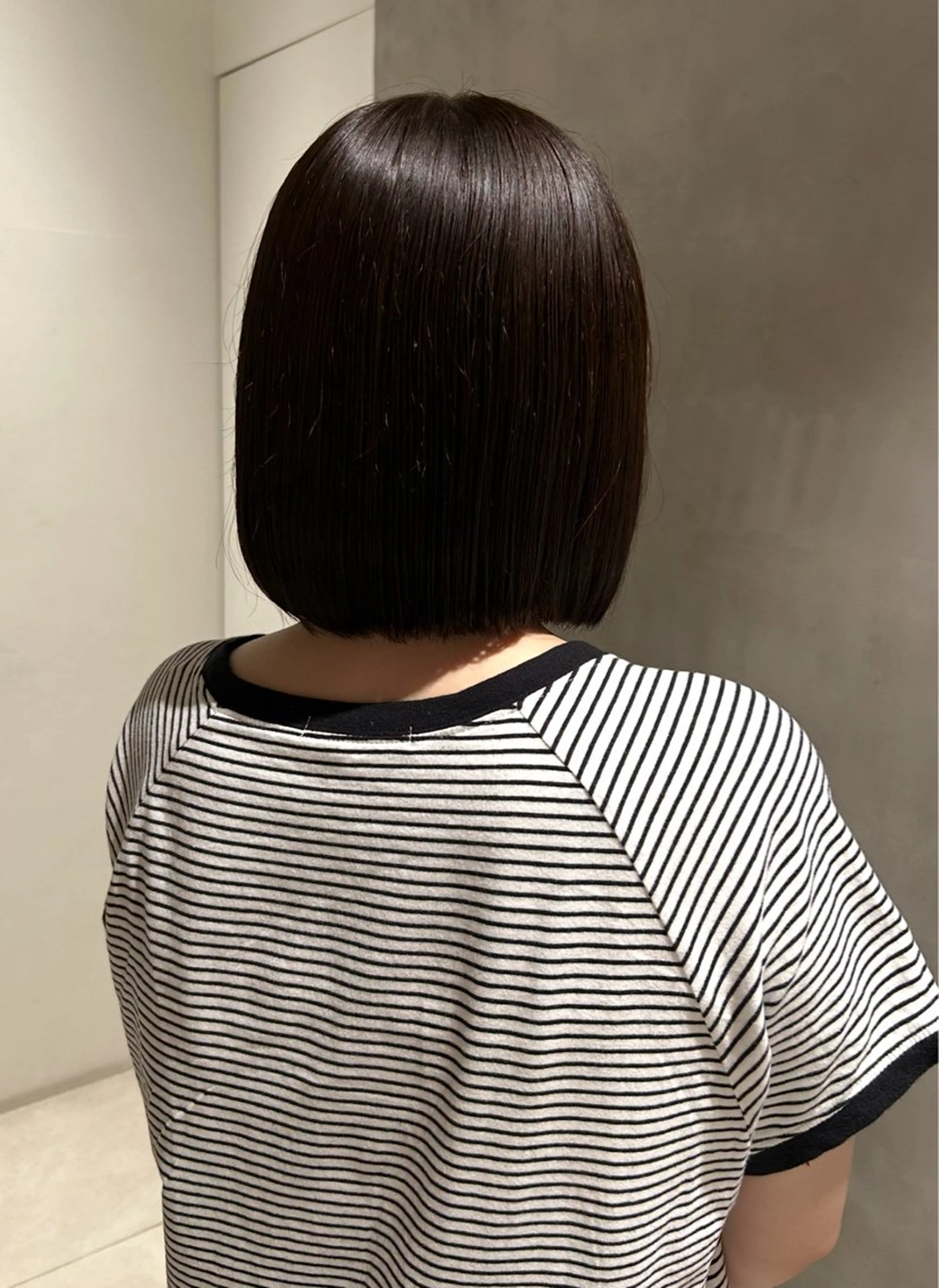 ミディアム ヘアカラー 中村 果乃のヘアスタイル
