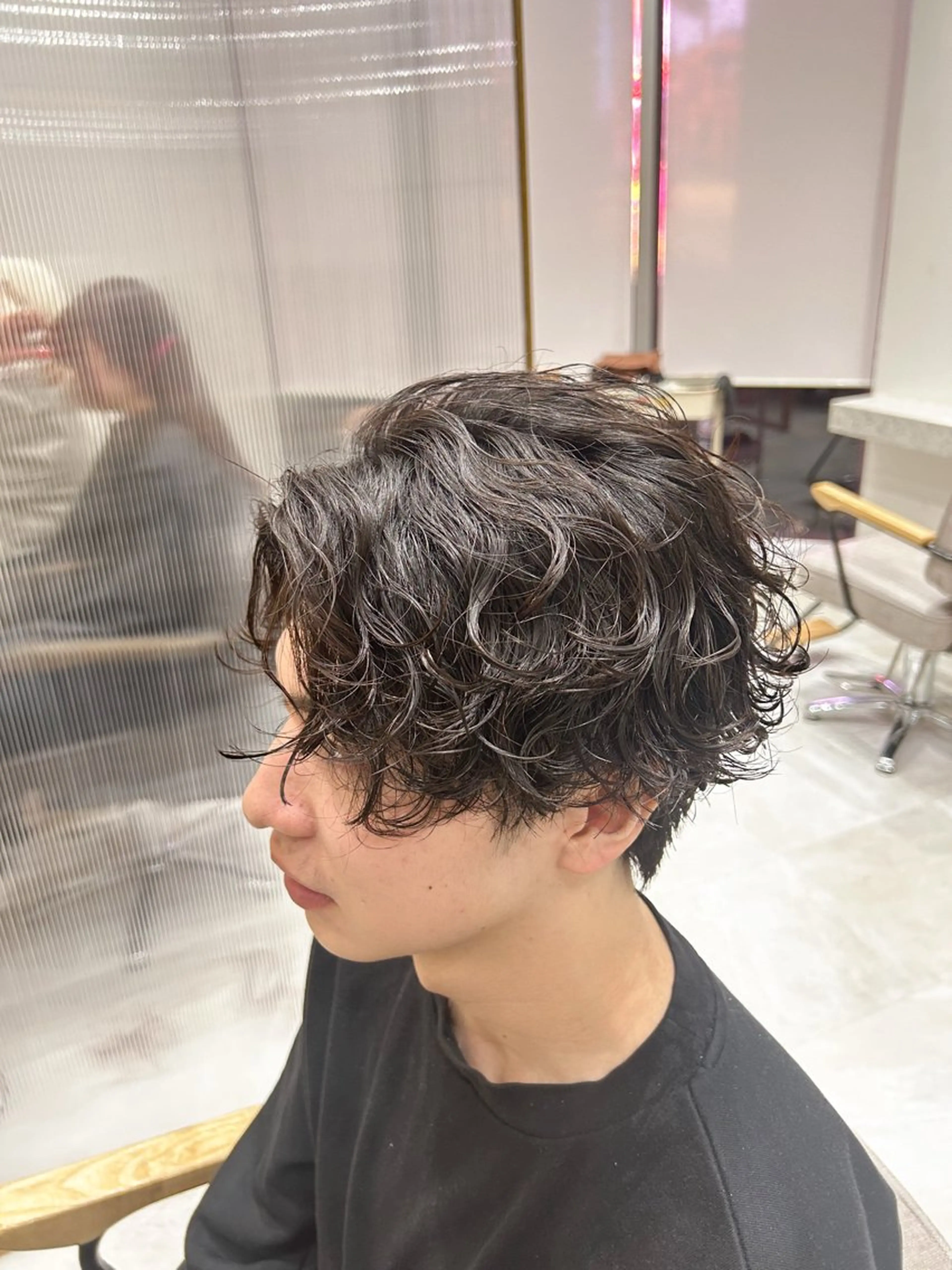 パーマ メンズ メンズパーマ 波巻きパーマ カット パーマ トリートメント メンズ特化美容師👾 チカのヘアスタイル