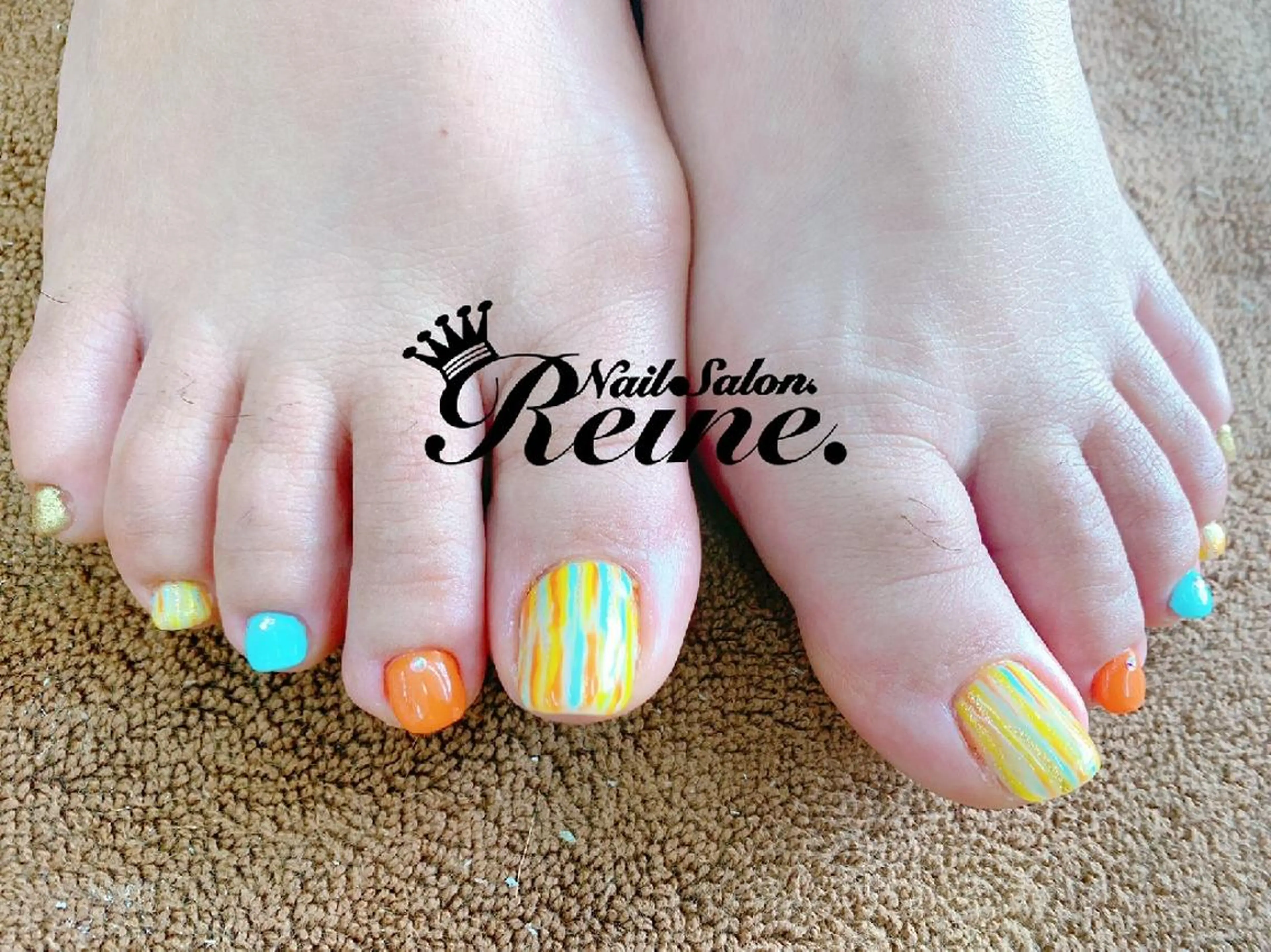 ネイル フットネイル Nailsalon Reine所属・玉栄 伶奈のネイルデザイン