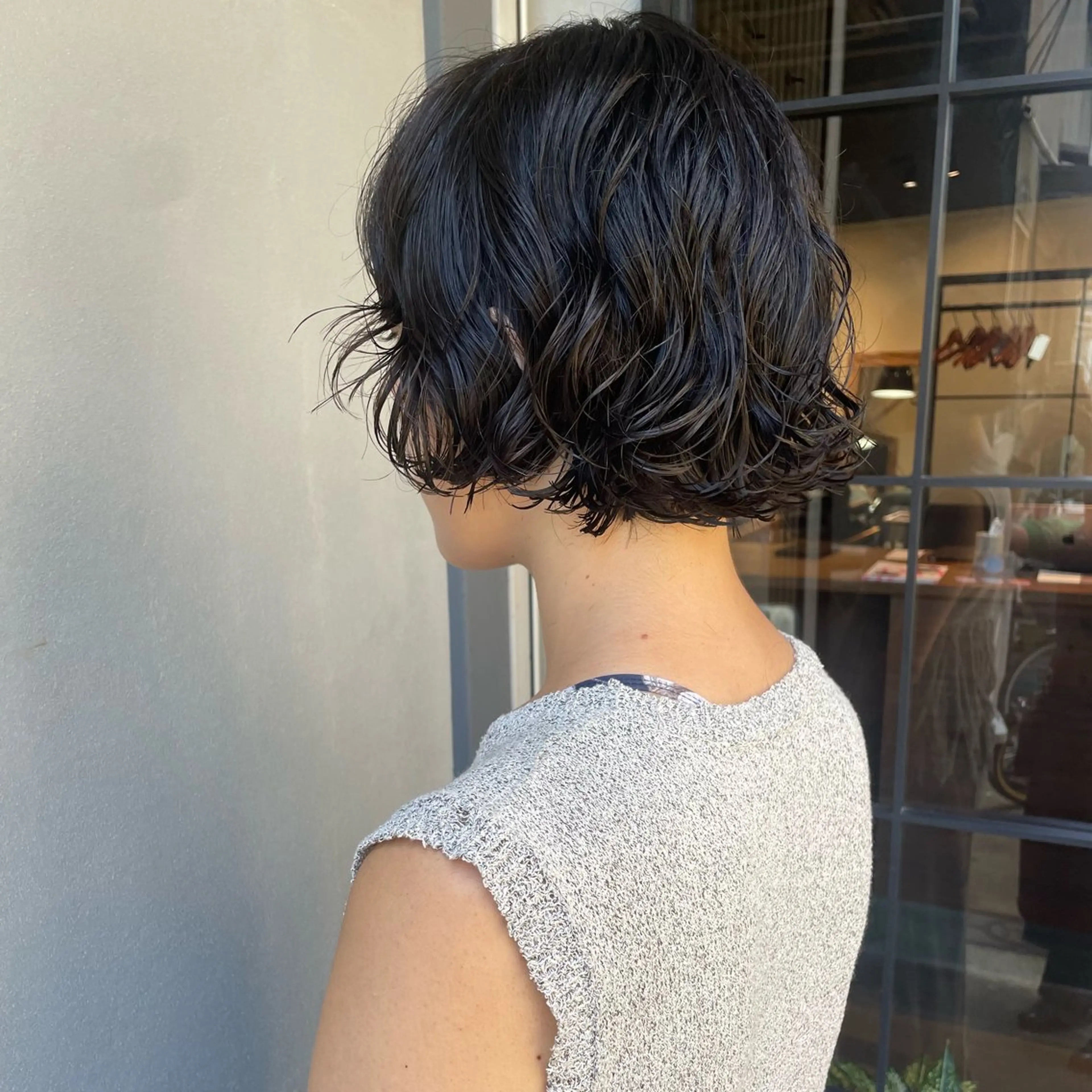 ショート パーマ カット パーマ ハナ🌼 ボブ/パーマのヘアスタイル