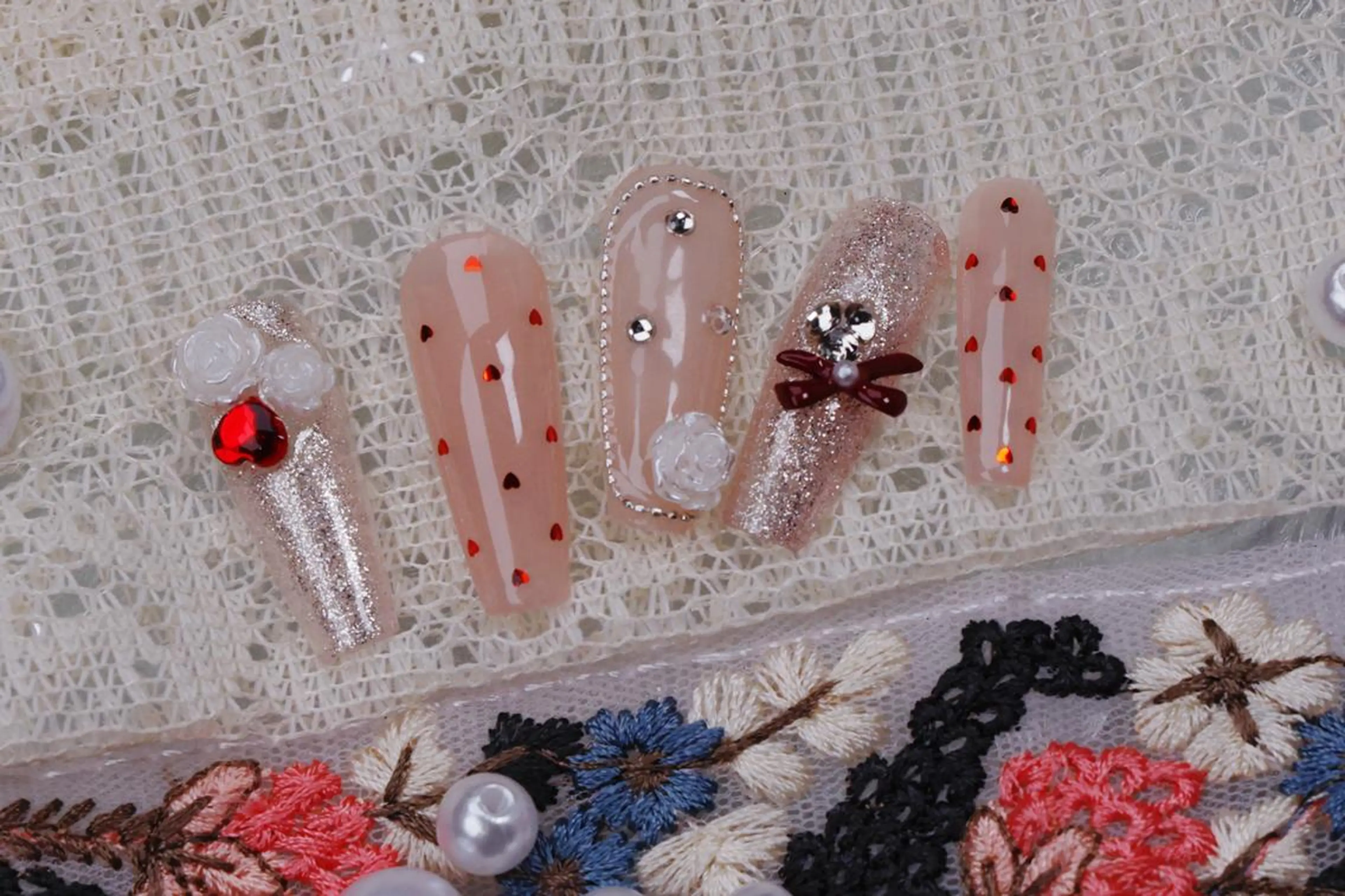 ネイル ハロウィン ロングネイル マグネットネイル スカルプネイル ネイルチップ ハンドネイル MSSugar Nailのネイルデザイン