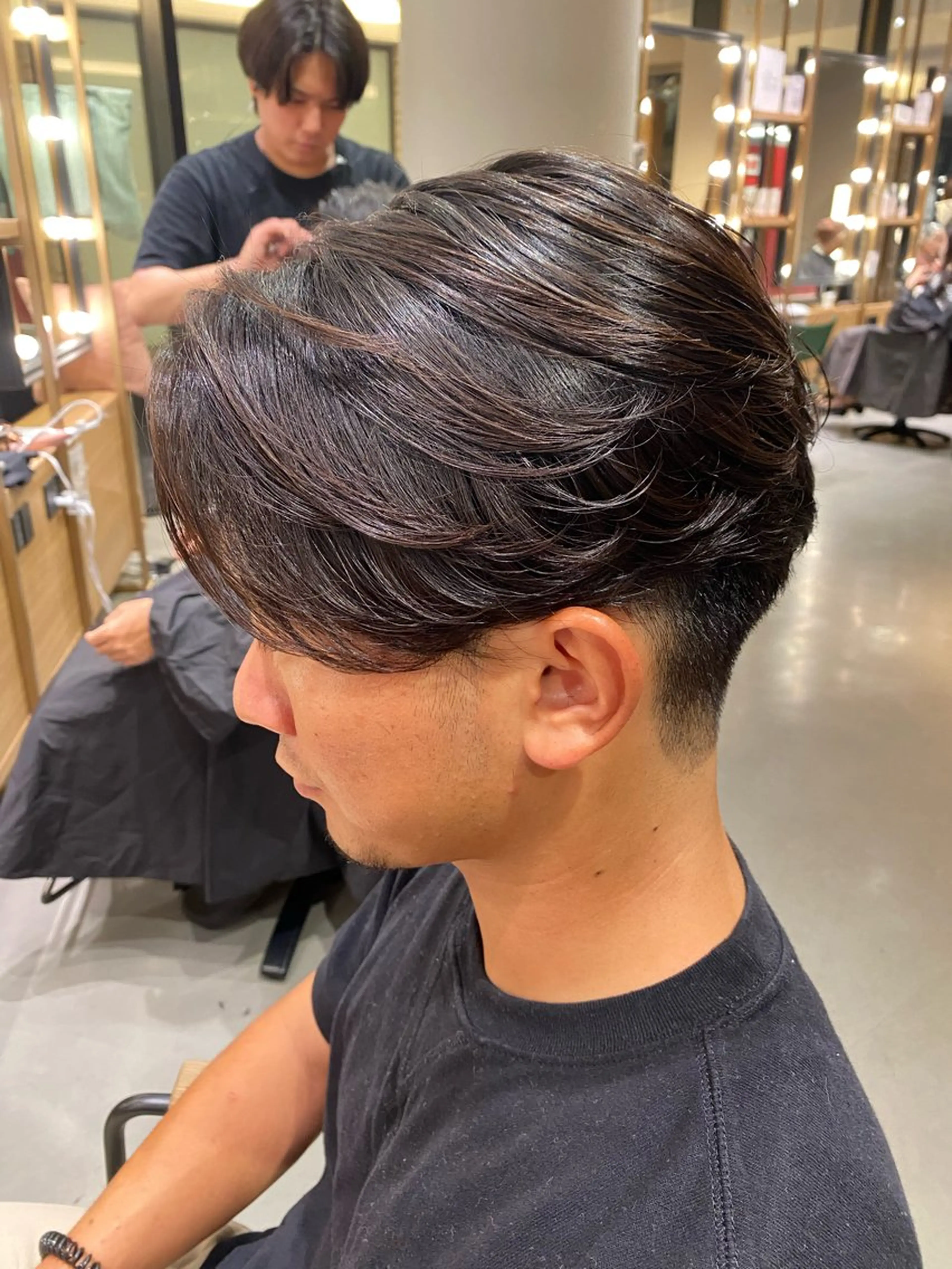 ショート パーマ メンズ カット パーマ トリートメント unopulir   茶屋町店所属・unopulir 景山　凌のヘアスタイル