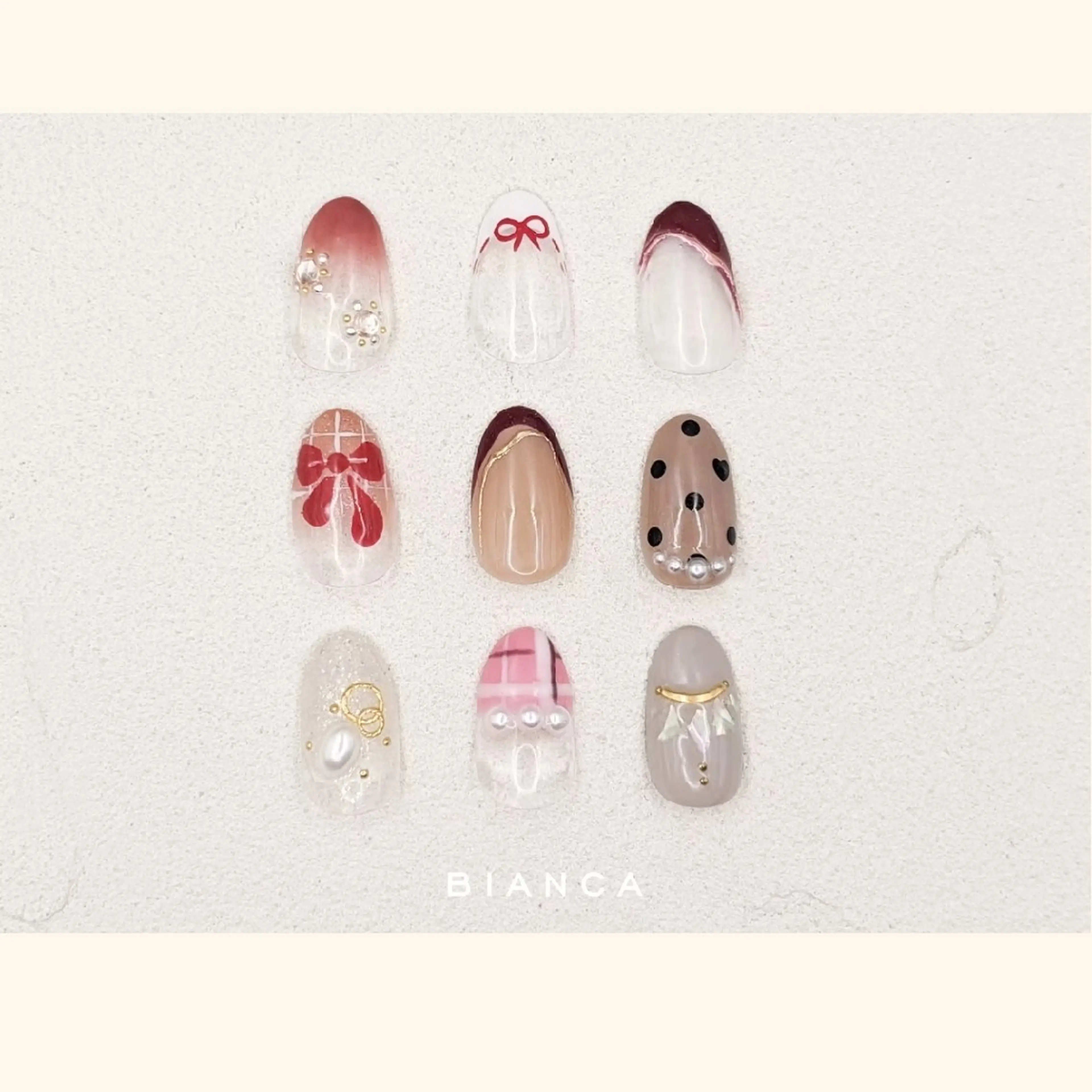 ネイル ハンドネイル bianca 堀なぎさのネイルデザイン