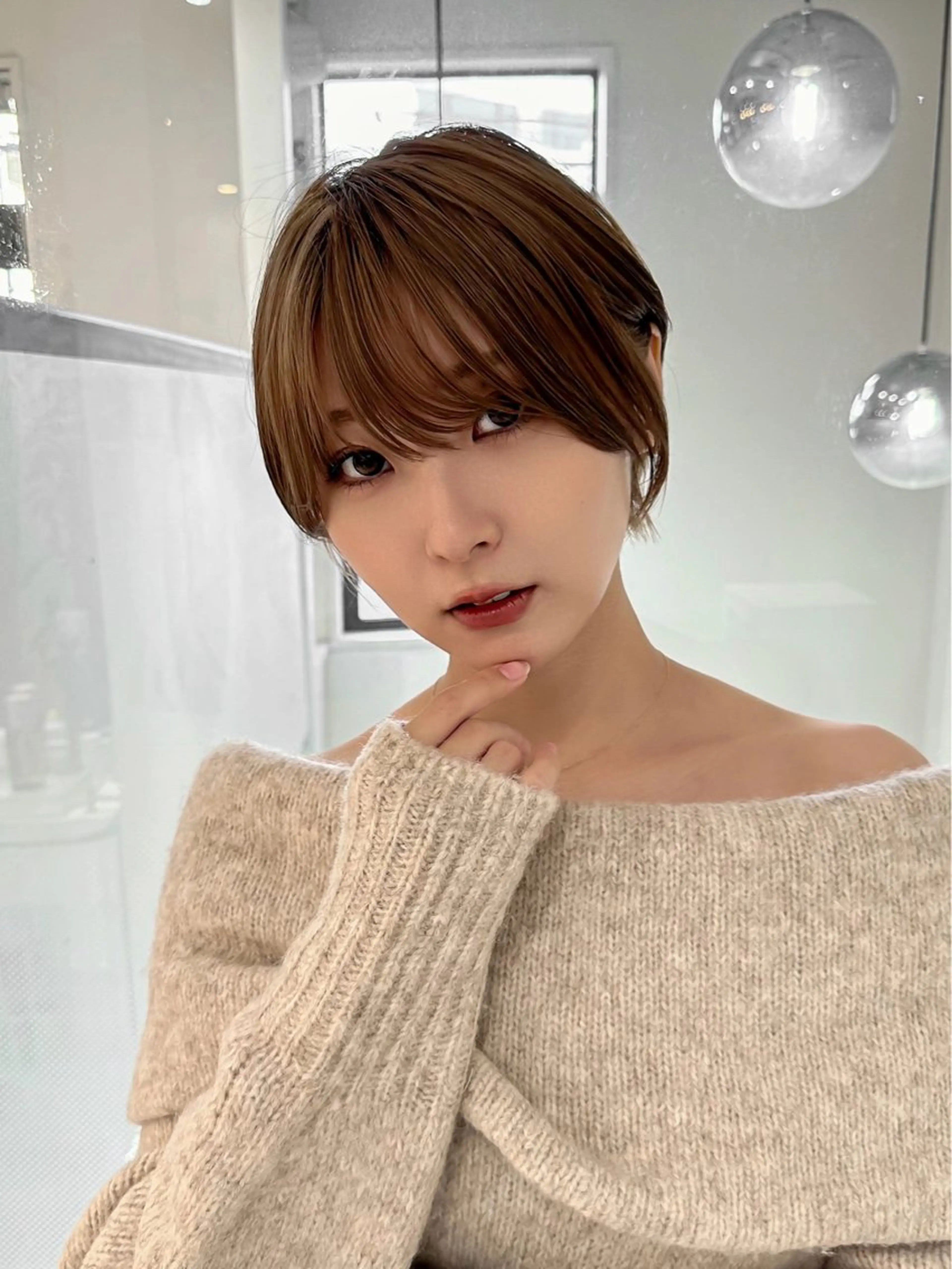 ショート ショートヘア 小顔カット カット ヘアカラー トリートメント ヘッドスパ 遠藤大雅 ショート /ボブ/髪質改善のヘアスタイル