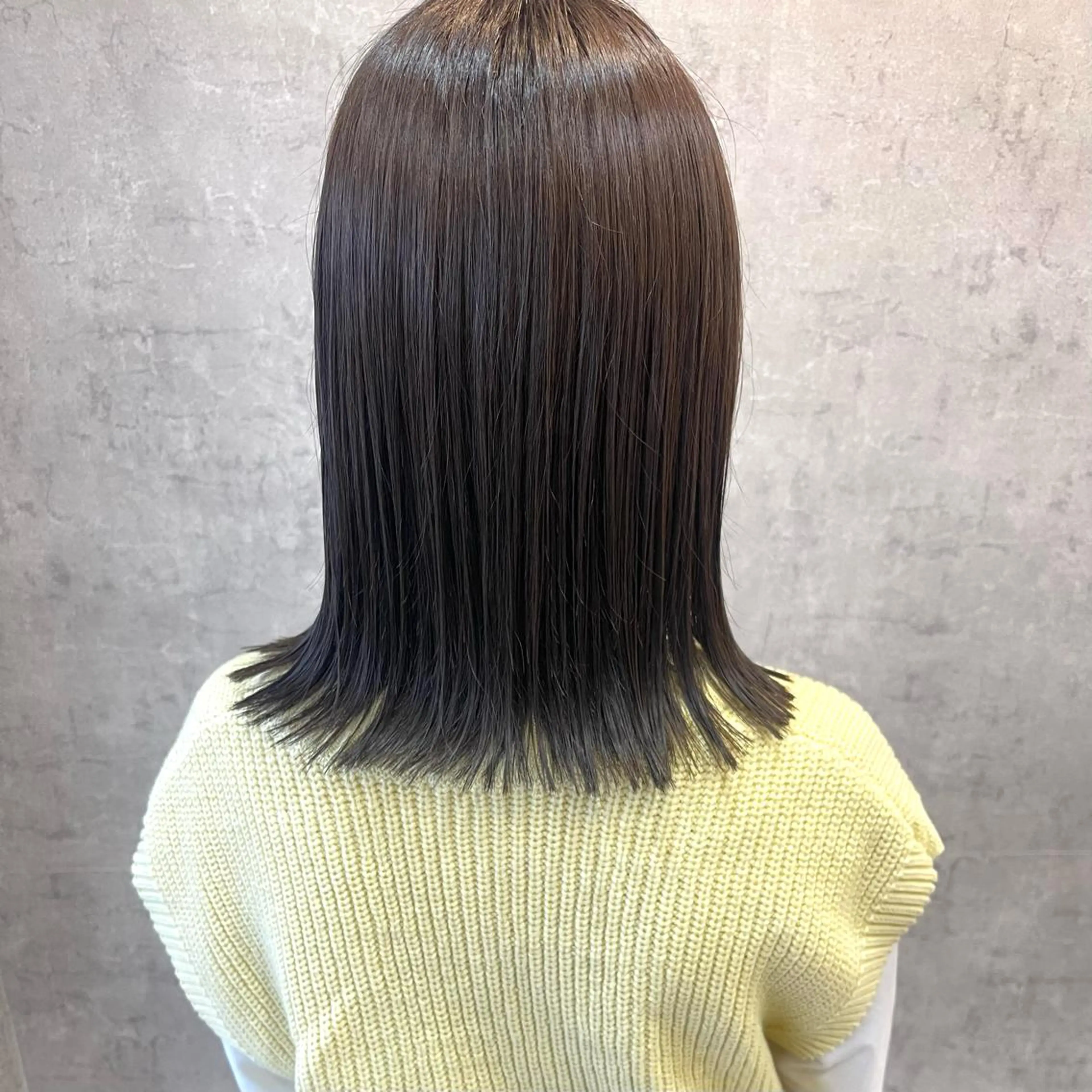 ミディアム カラー ヘアアレンジ アッシュ オリーブカラー カット ヘアカラー トリートメント merci.所属・🌻まさの あいり🌻のヘアスタイル