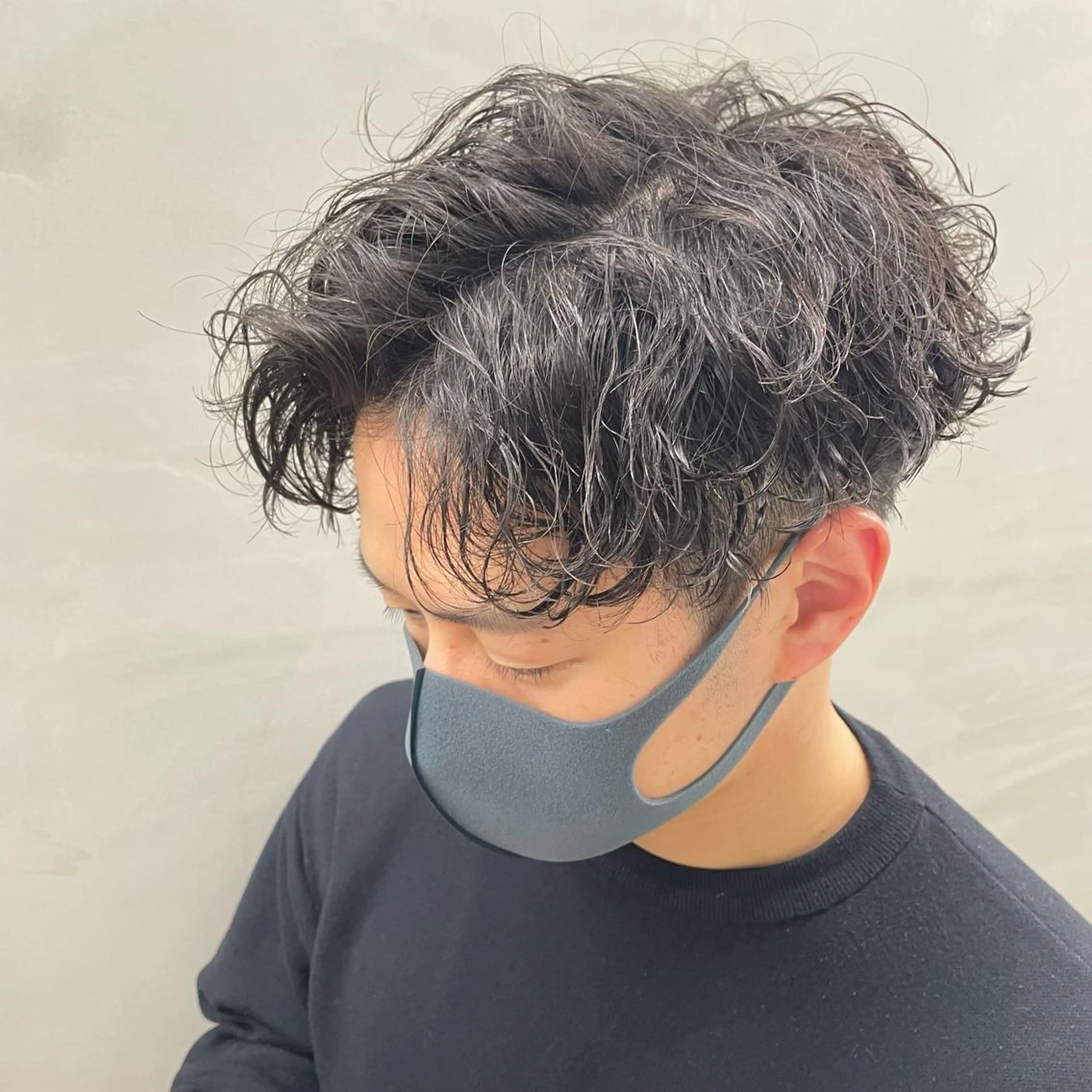 ショート パーマ メンズ 🔥縦落ちツイスパ 🔥鈴木健紀のヘアスタイル