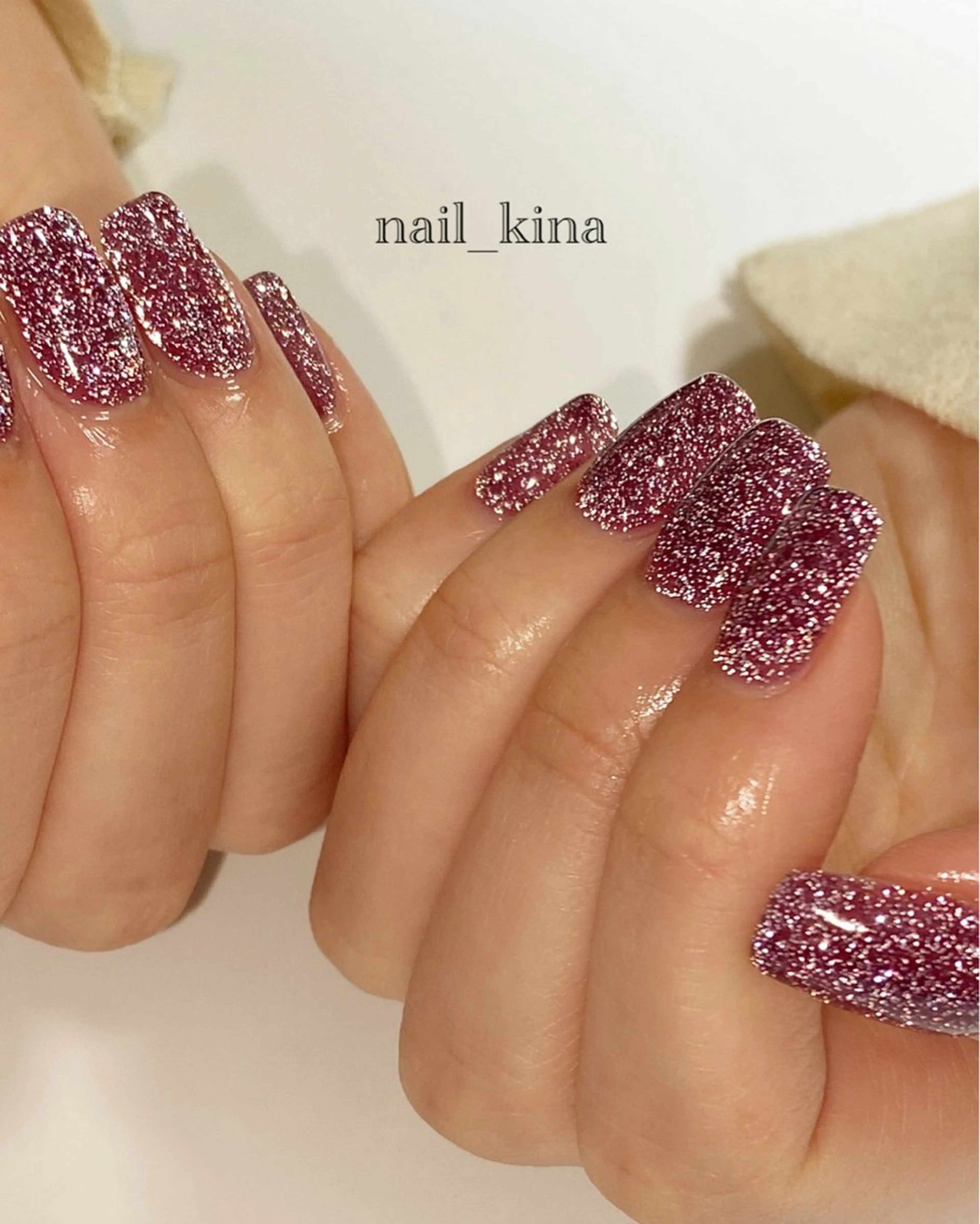 ネイル フラッシュネイル ワンカラーネイル nail_ kinaのネイルデザイン
