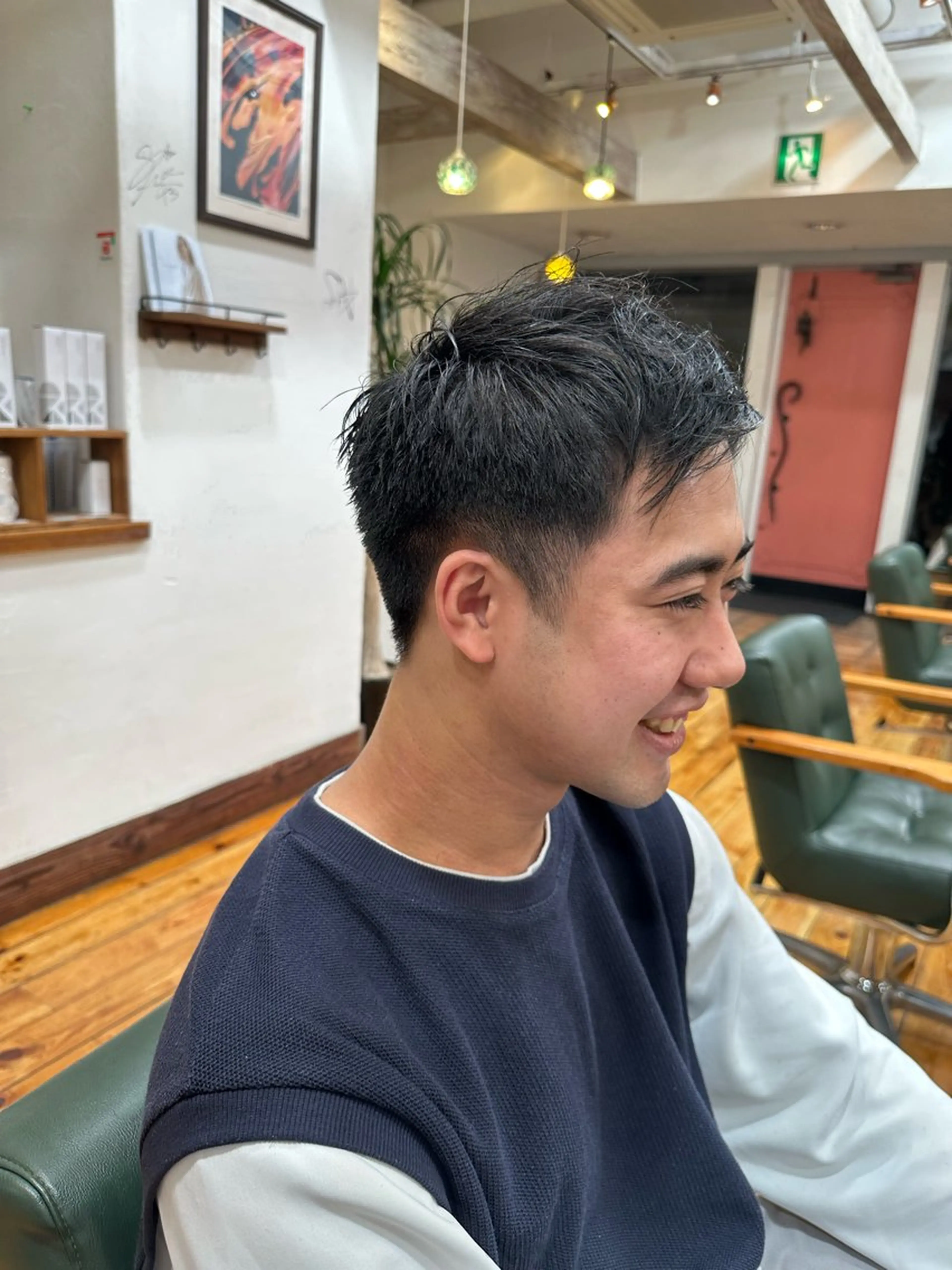 ショート メンズ 刈り上げ ショートヘア カット KAKERU/ボブ/ ショート/パーマ🌱のヘアスタイル