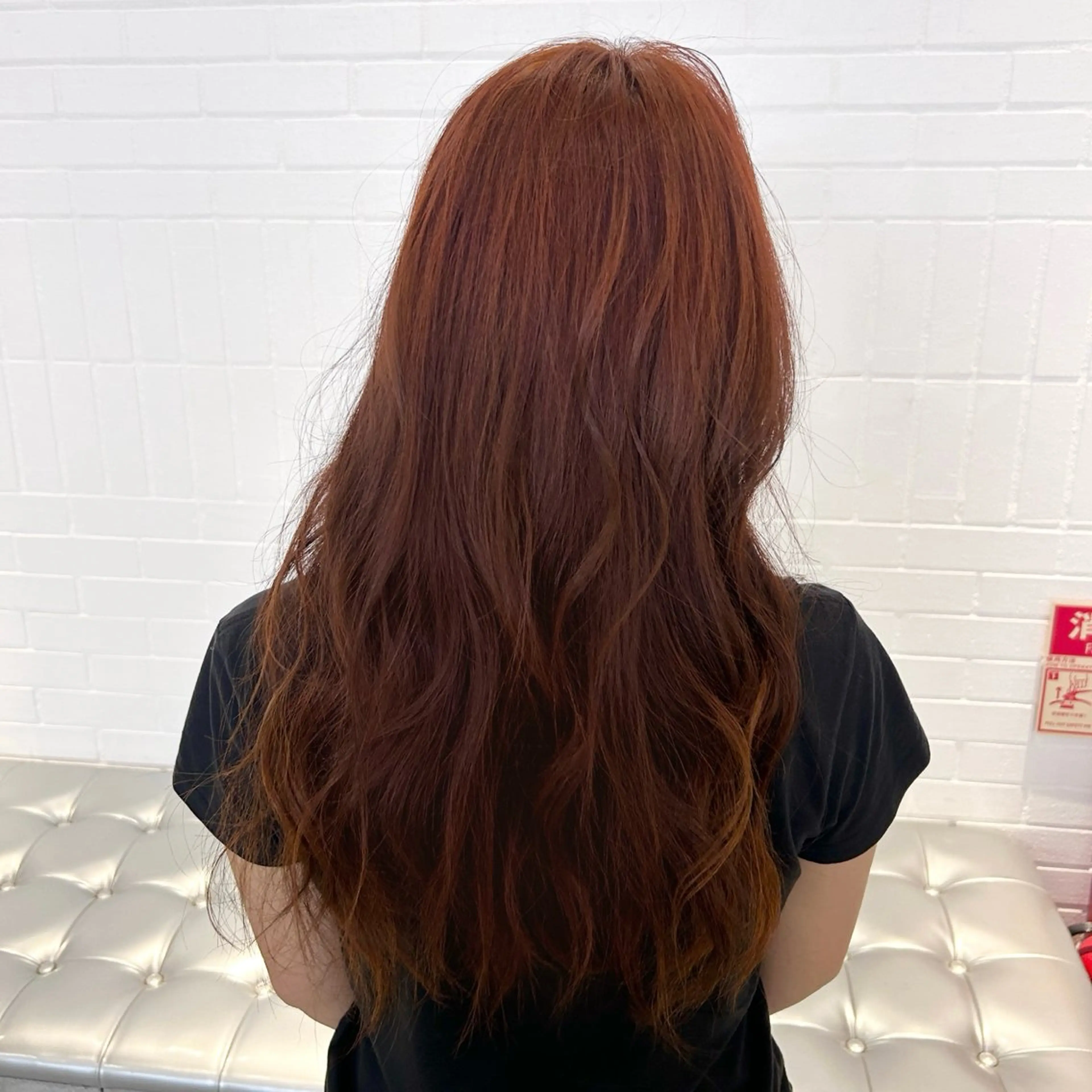 ロング カラー ヘアカラー トリートメント ✨うる艶/ブリーチ✨ 𝓡𝒖𝓷𝐚💋のヘアスタイル