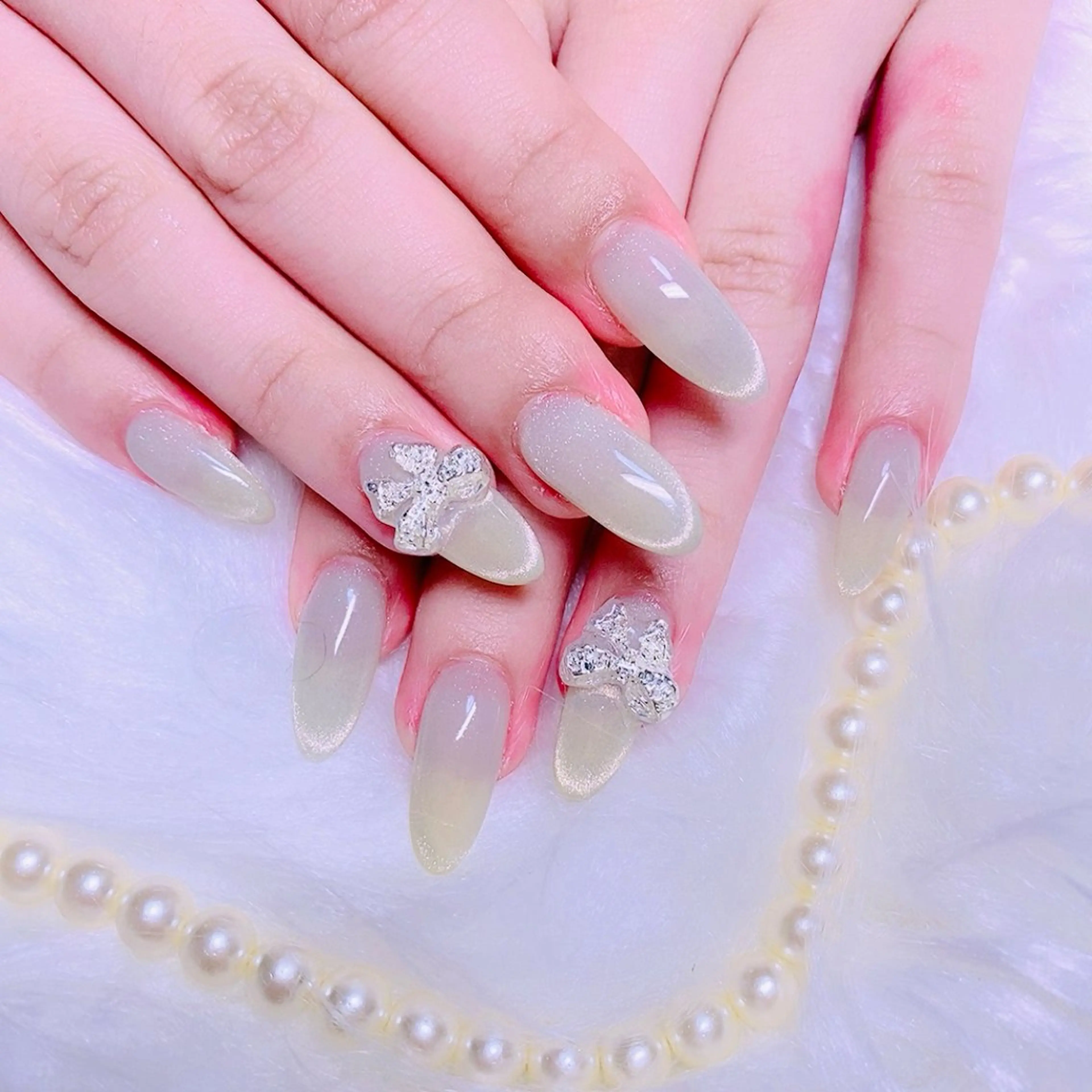 ネイル ロングネイル マグネットネイル Nail Yunaのネイルデザイン