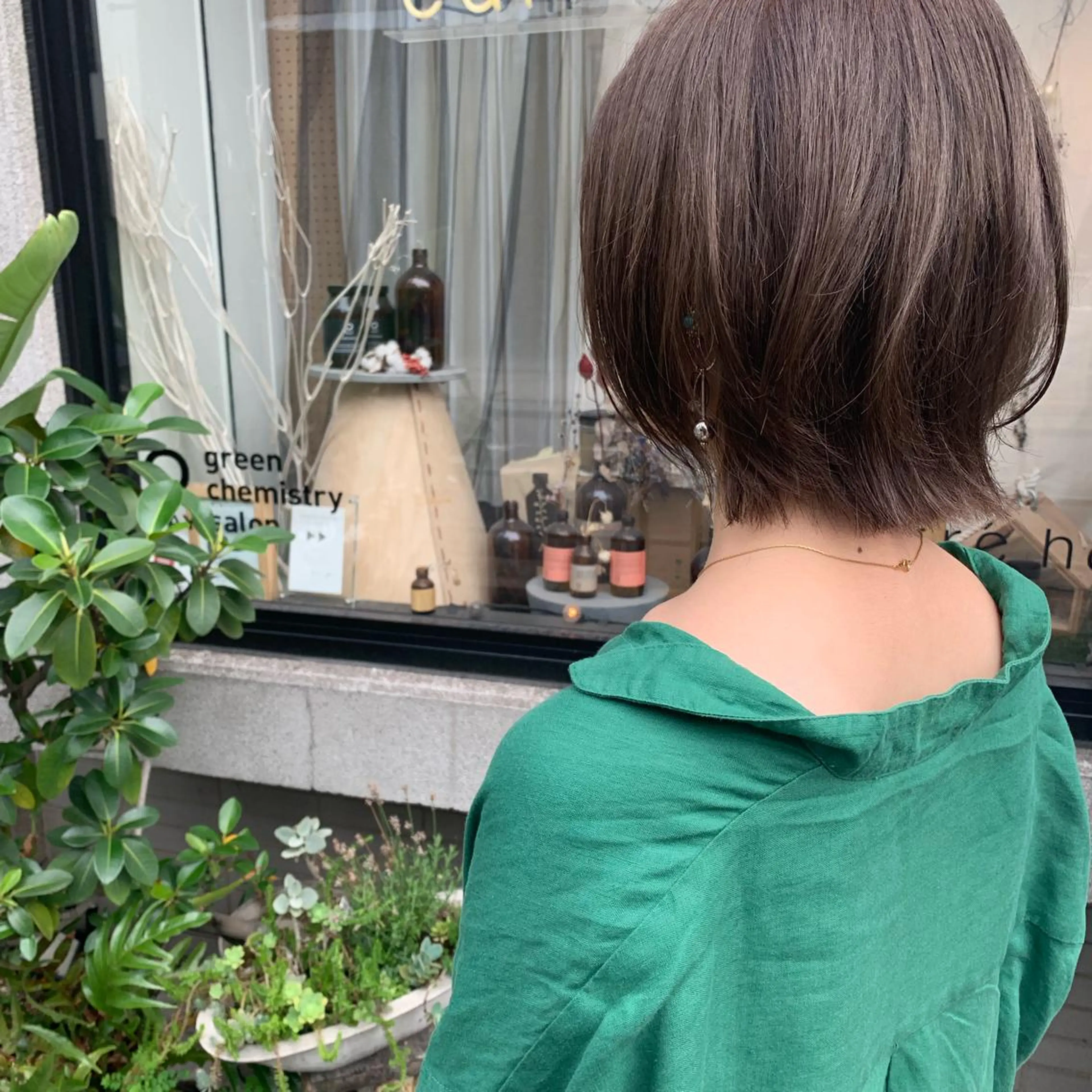 ショート 艶髪color💎髪 質改善ストレート大吉のヘアスタイル