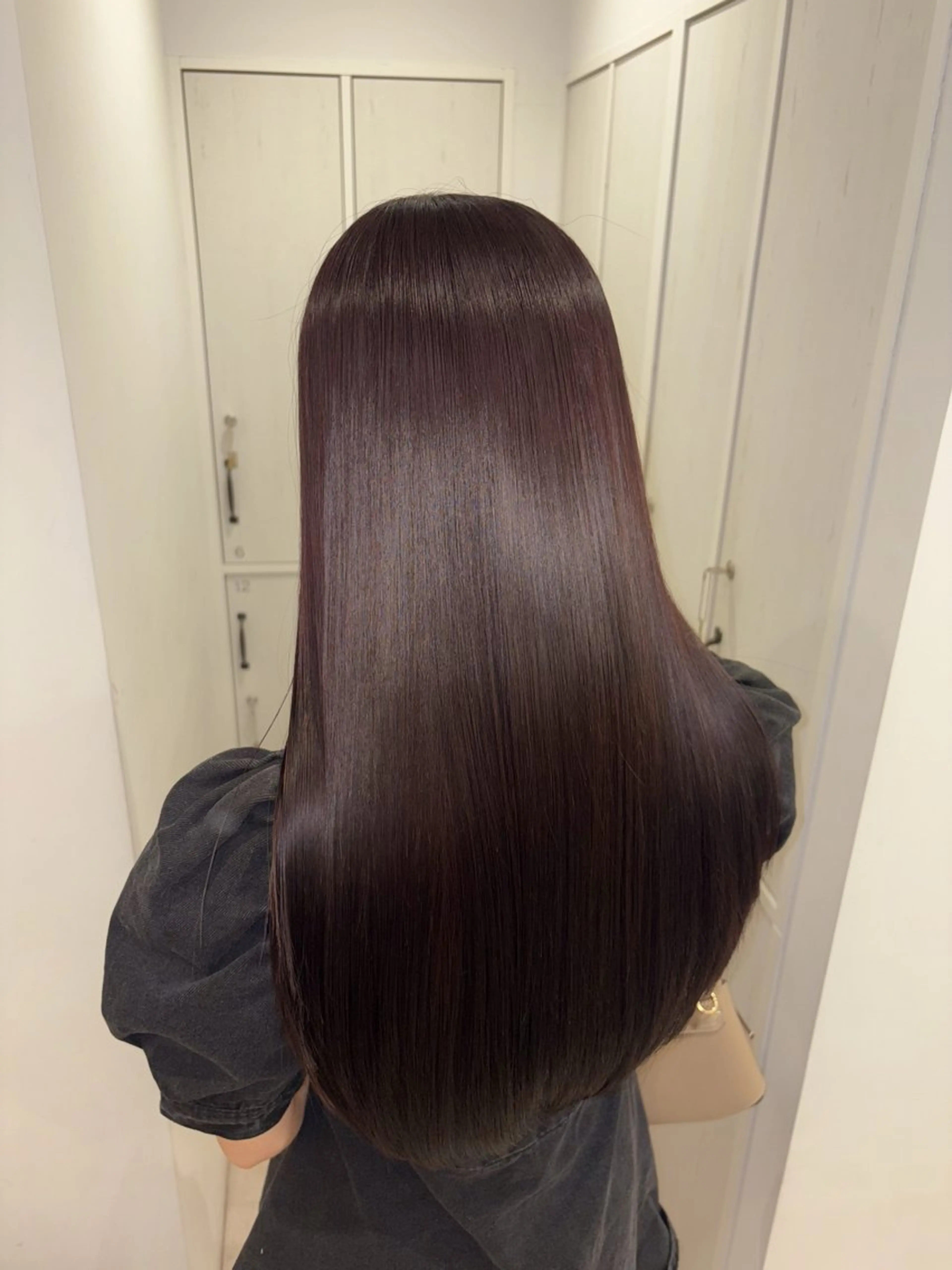 ロング ヘアカラー トリートメント 🎀りこ/ 透明感カラー🫧🎀のヘアスタイル