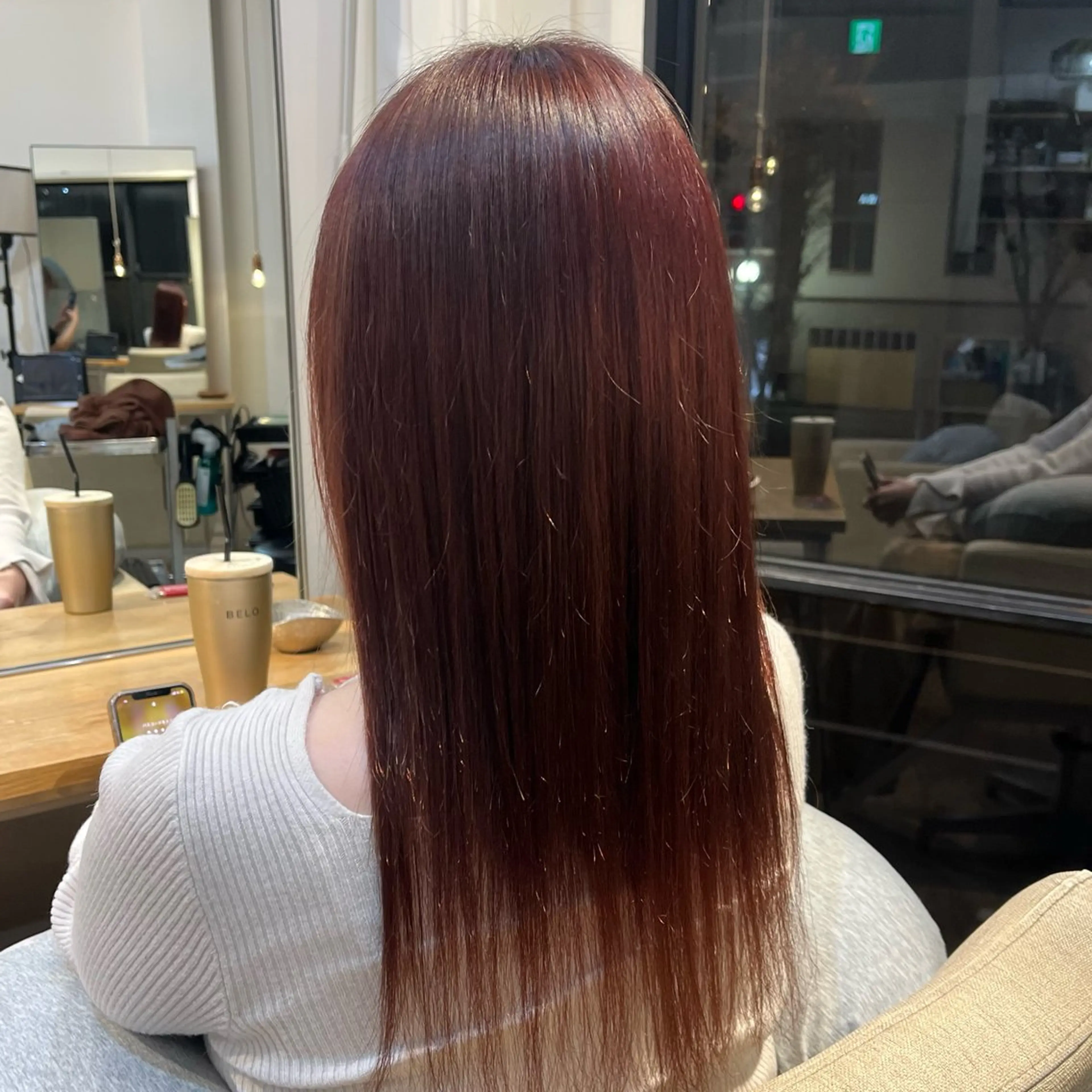 縮毛矯正 BELO OSAKA マオのヘアスタイル
