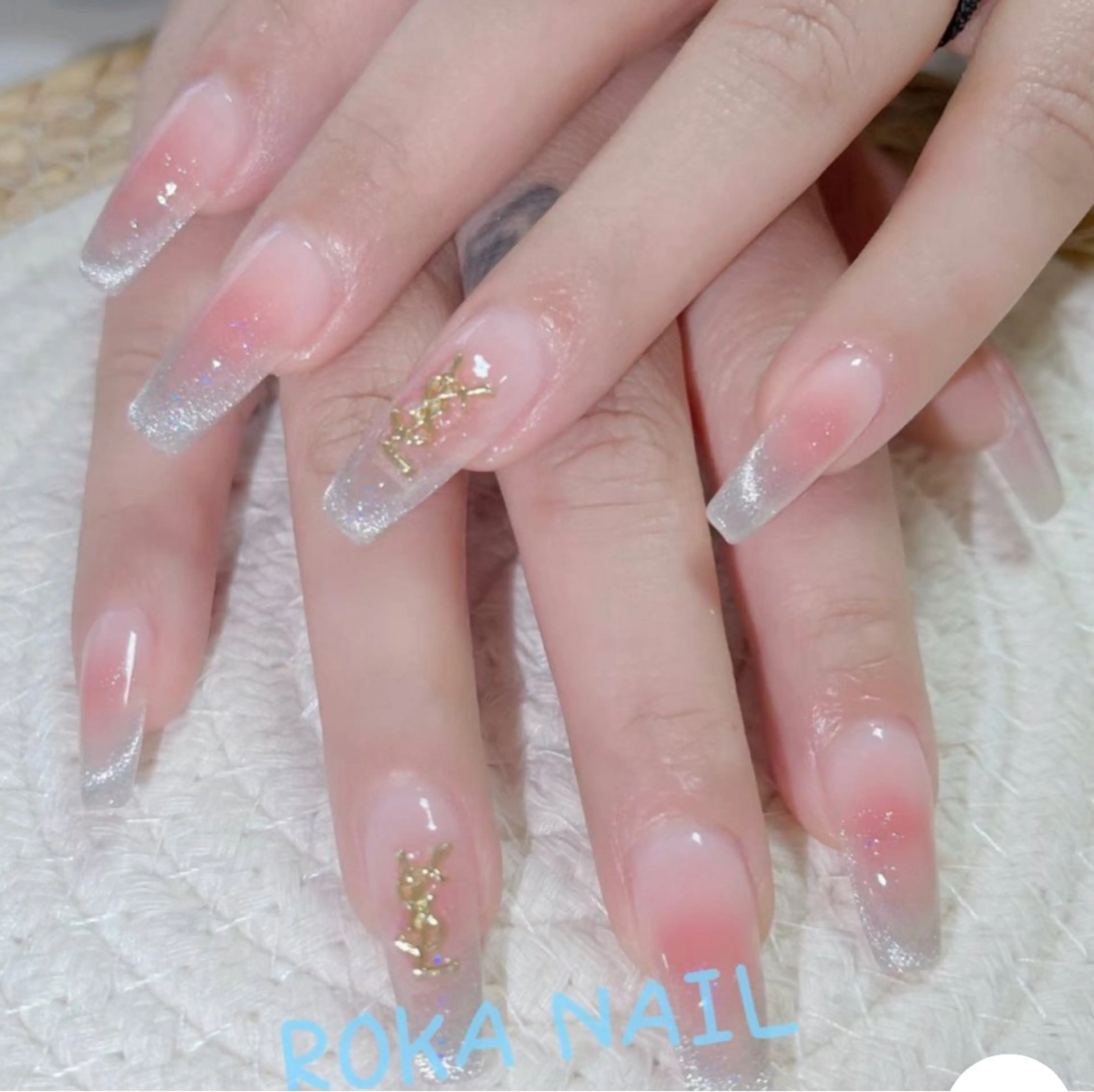 ⭐️【チップスカルプ長さ出し】マグネットフレンチの写真
