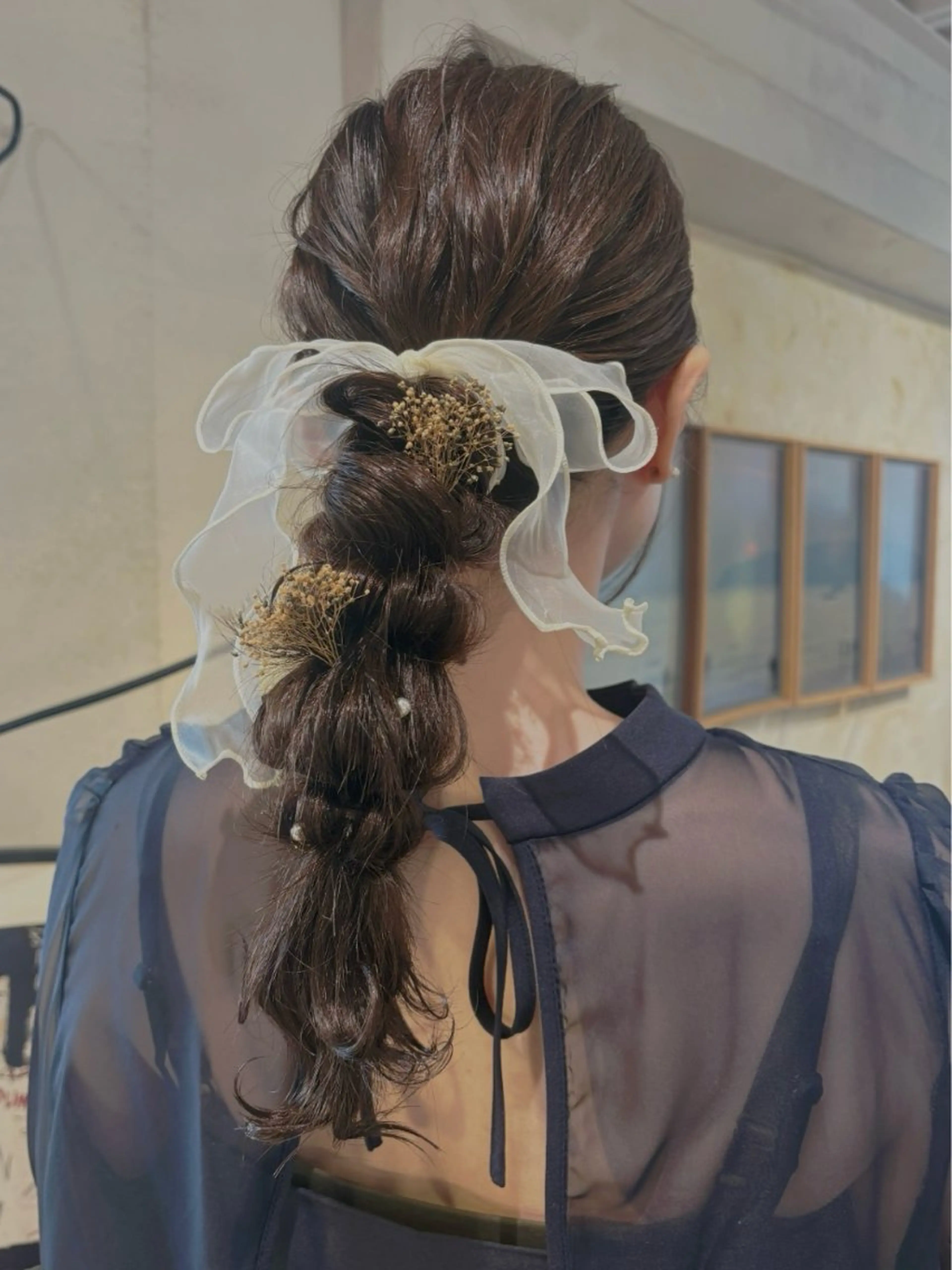 ヘアアレンジ ヘアセット 有岡 陽菜のヘアスタイル