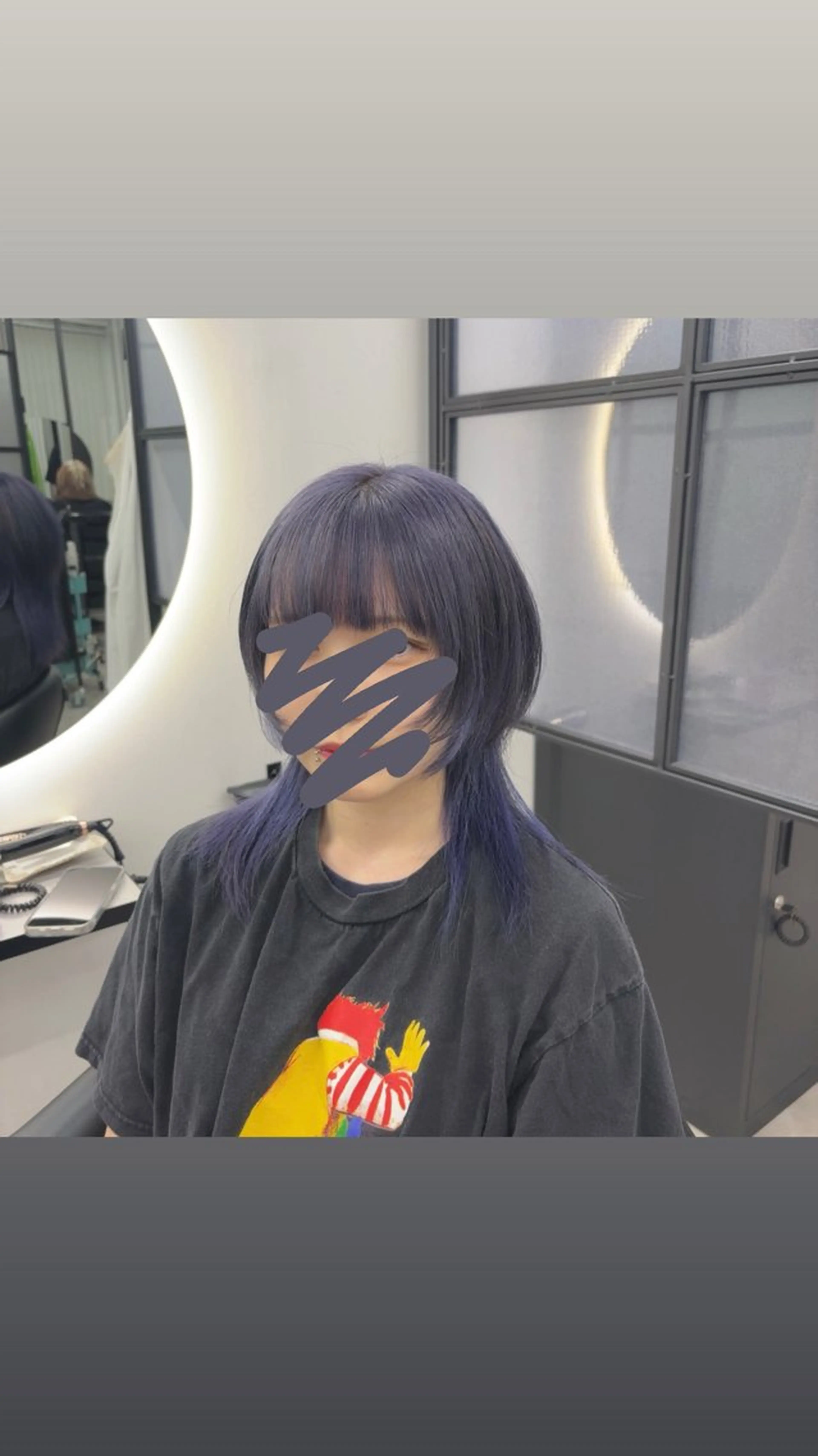 セミロング カラー ヘアカラー Ren. 🦋デザインカラーのヘアスタイル