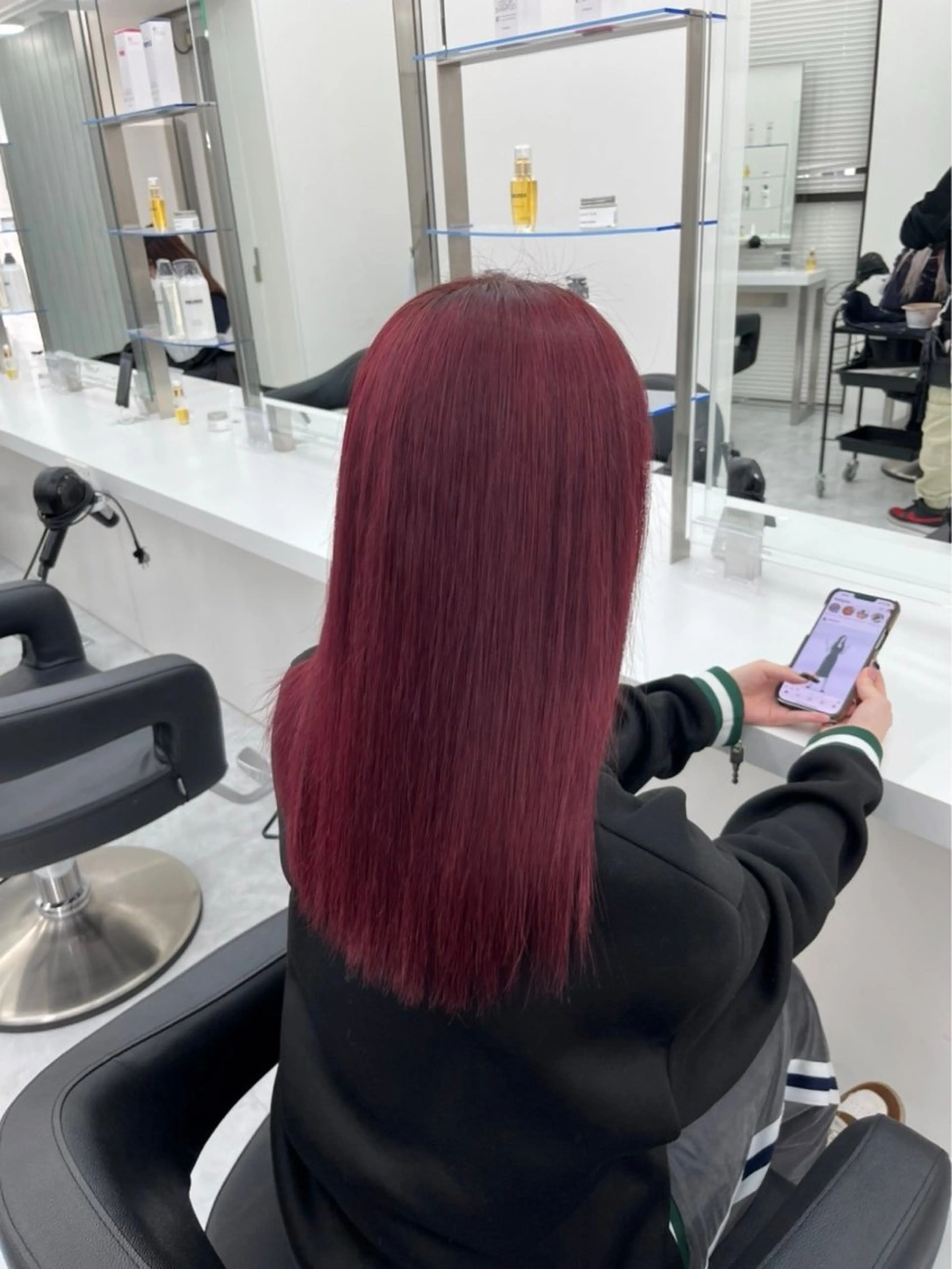 ロング カラー kazuki🍑韓国 トレンド暖色🫗のヘアスタイル