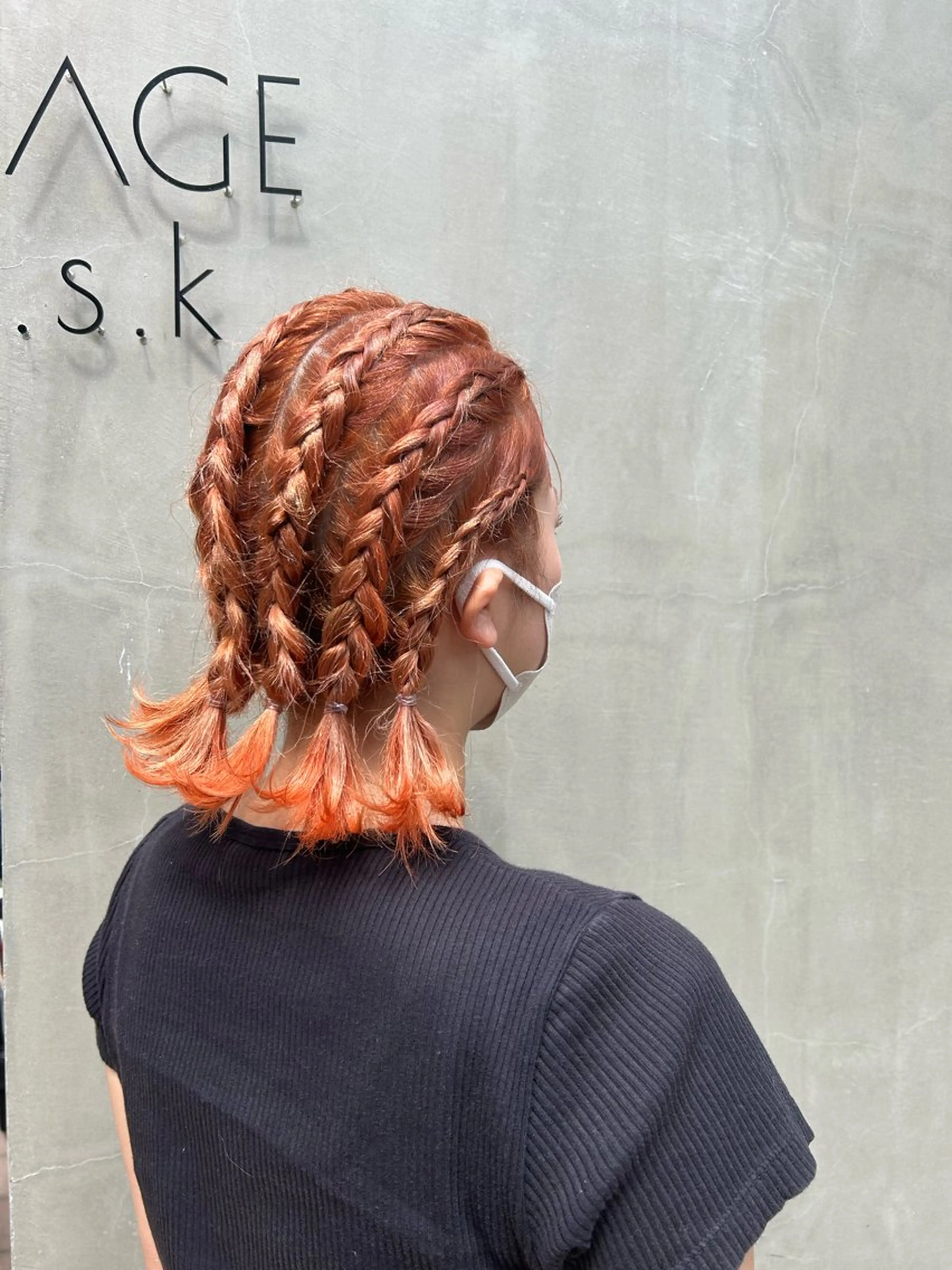 ヘアアレンジ ヘアセット ミナミ🩰デサインカ ラー♡ヘアセットのヘアスタイル