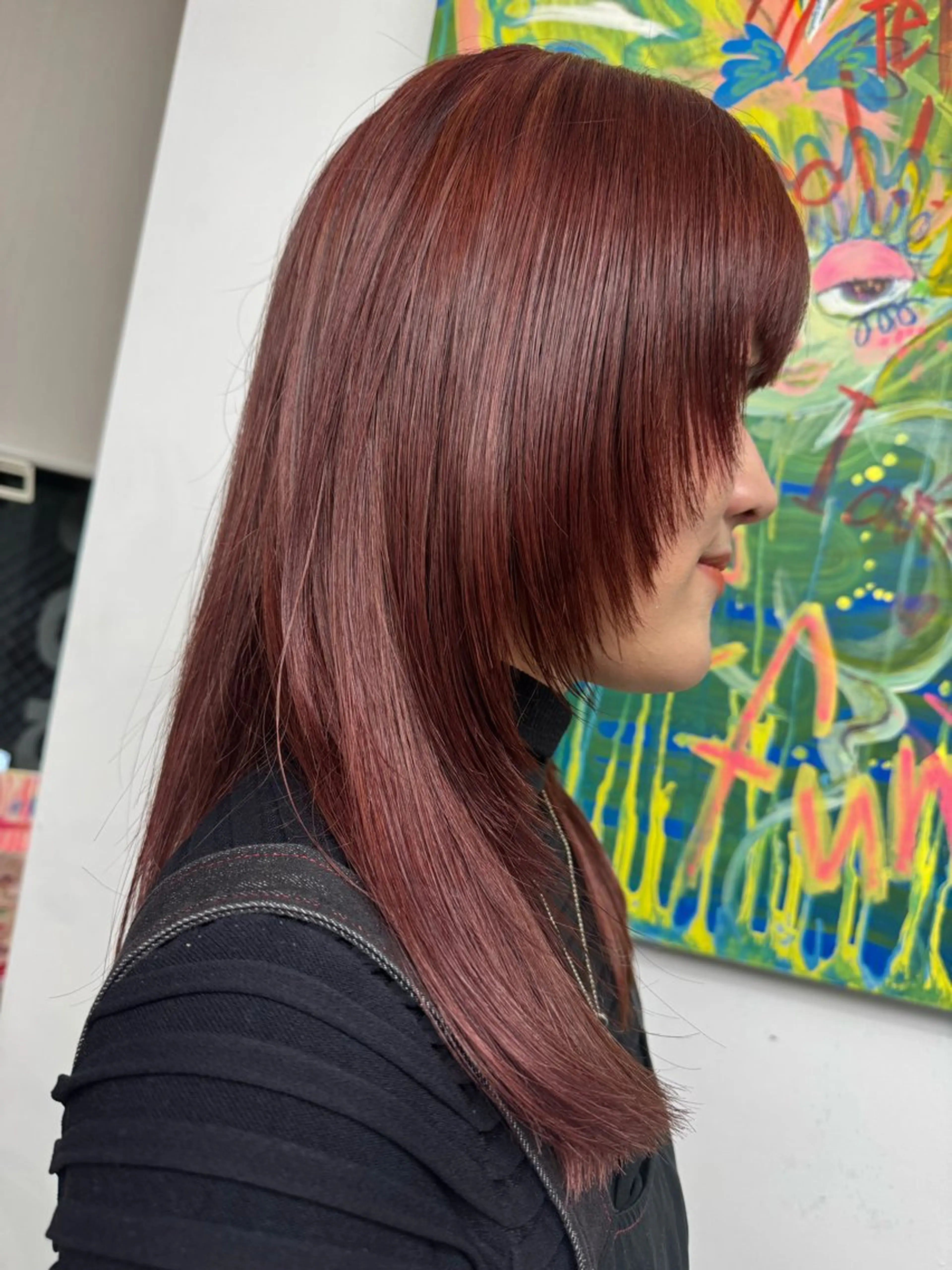 ミディアム レイヤーカット 小顔カット 🌻川島 あすか🌻のヘアスタイル
