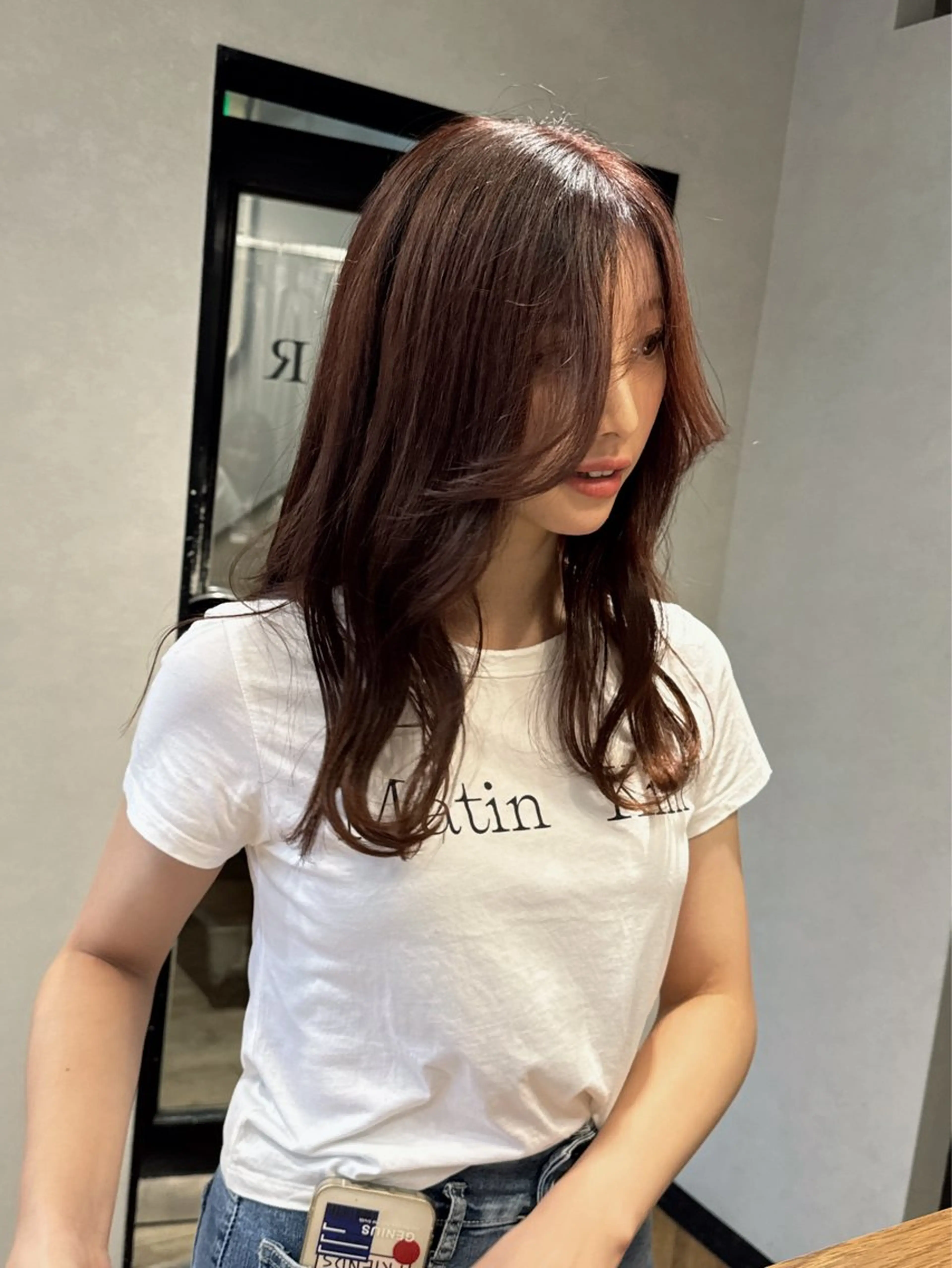 ロング カラー カット ヘアカラー トリートメント 門野 優羽のヘアスタイル