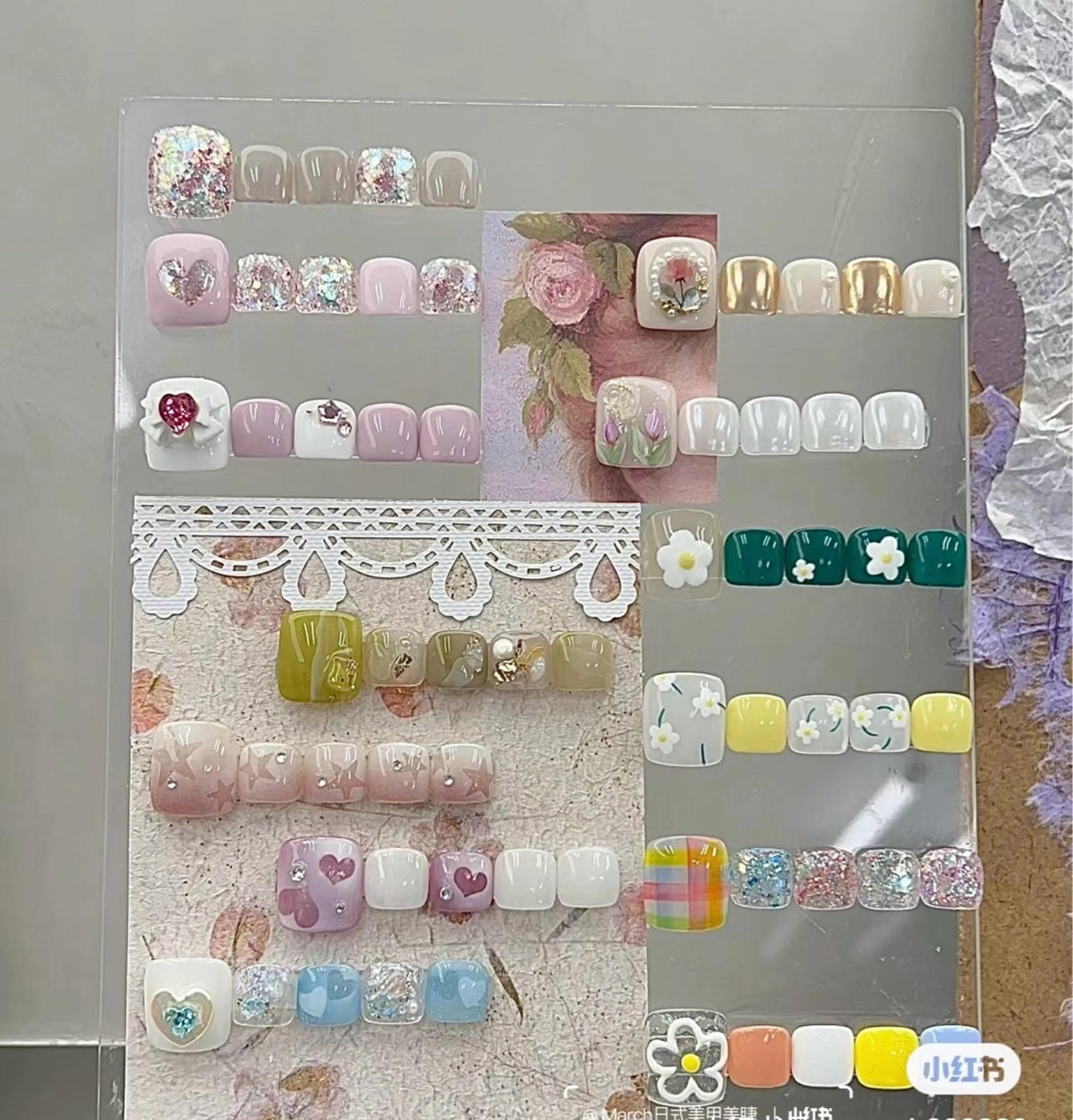 ネイル フットネイル 美人計ネイルサロン所属・中山 美月のネイルデザイン