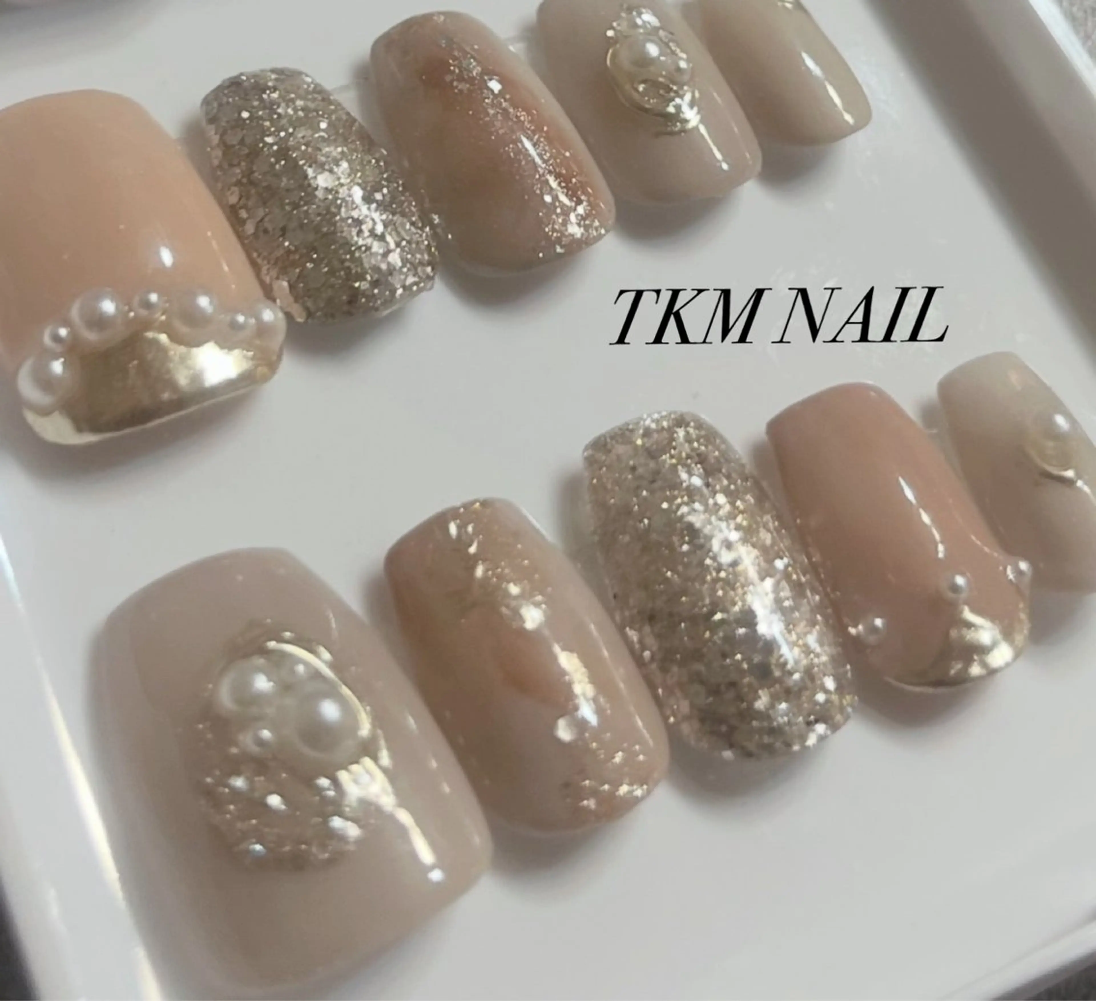 ネイル 成人式 ネイルチップ ハンドネイル ______ TKM  NAILのネイルデザイン