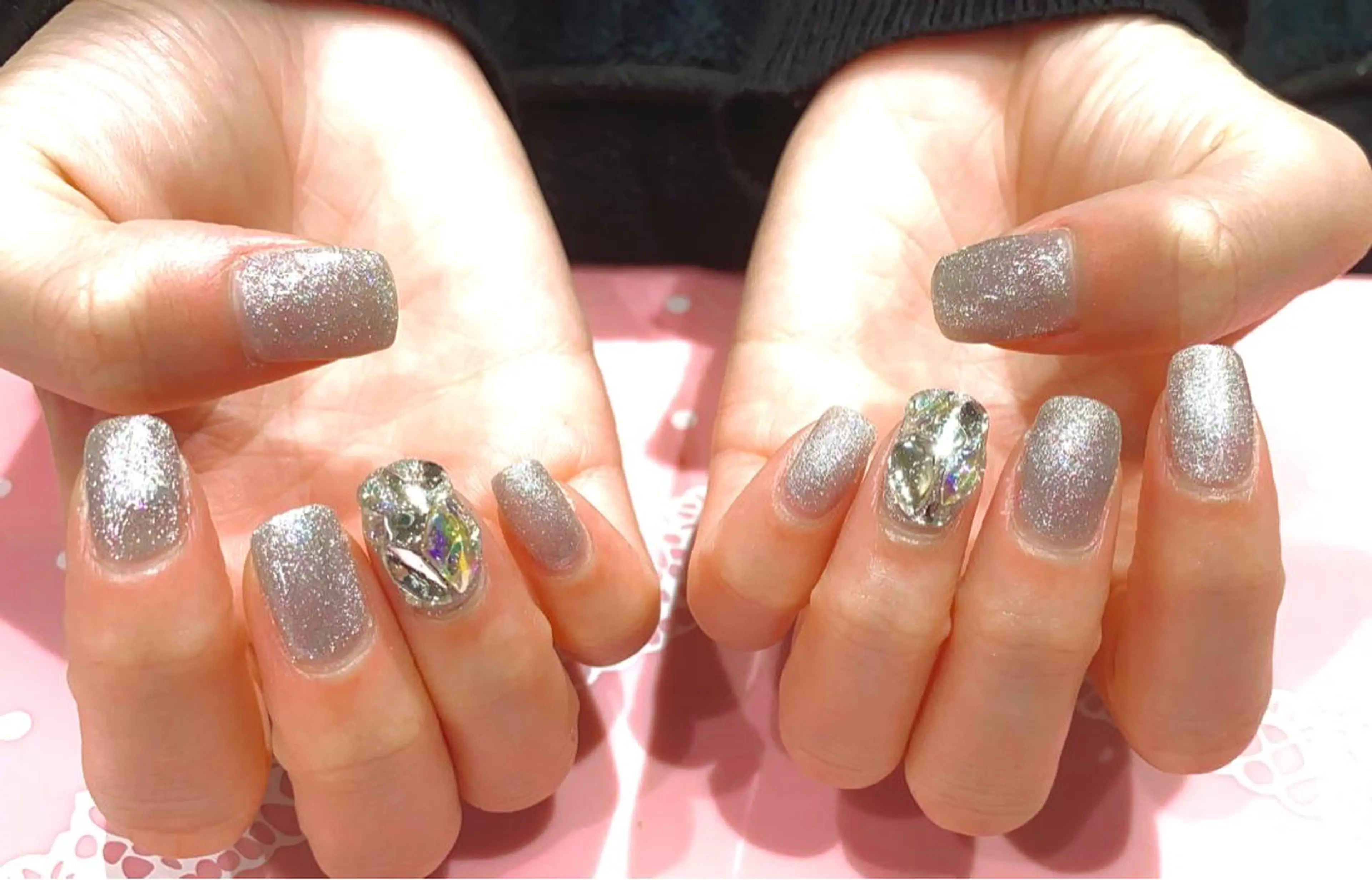 ネイル マグネットネイル ストーンネイル VIST☆ ｍａｍｉのネイルデザイン