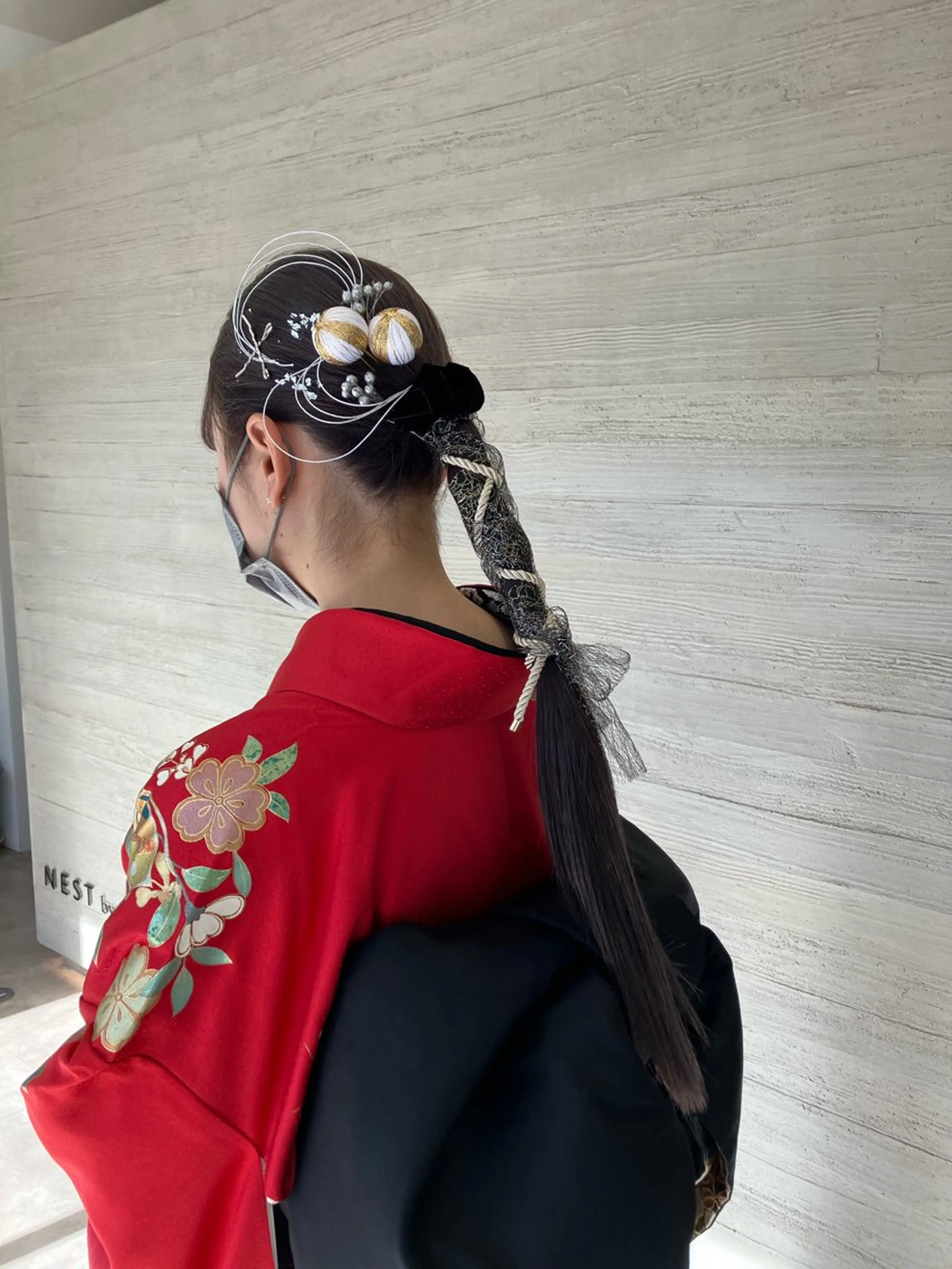 ロング カラー ラベンダーカラー シルバー NEST by chord所属・サキ🤍ハイトーン 🩰くびれ巻きヘアのヘアスタイル