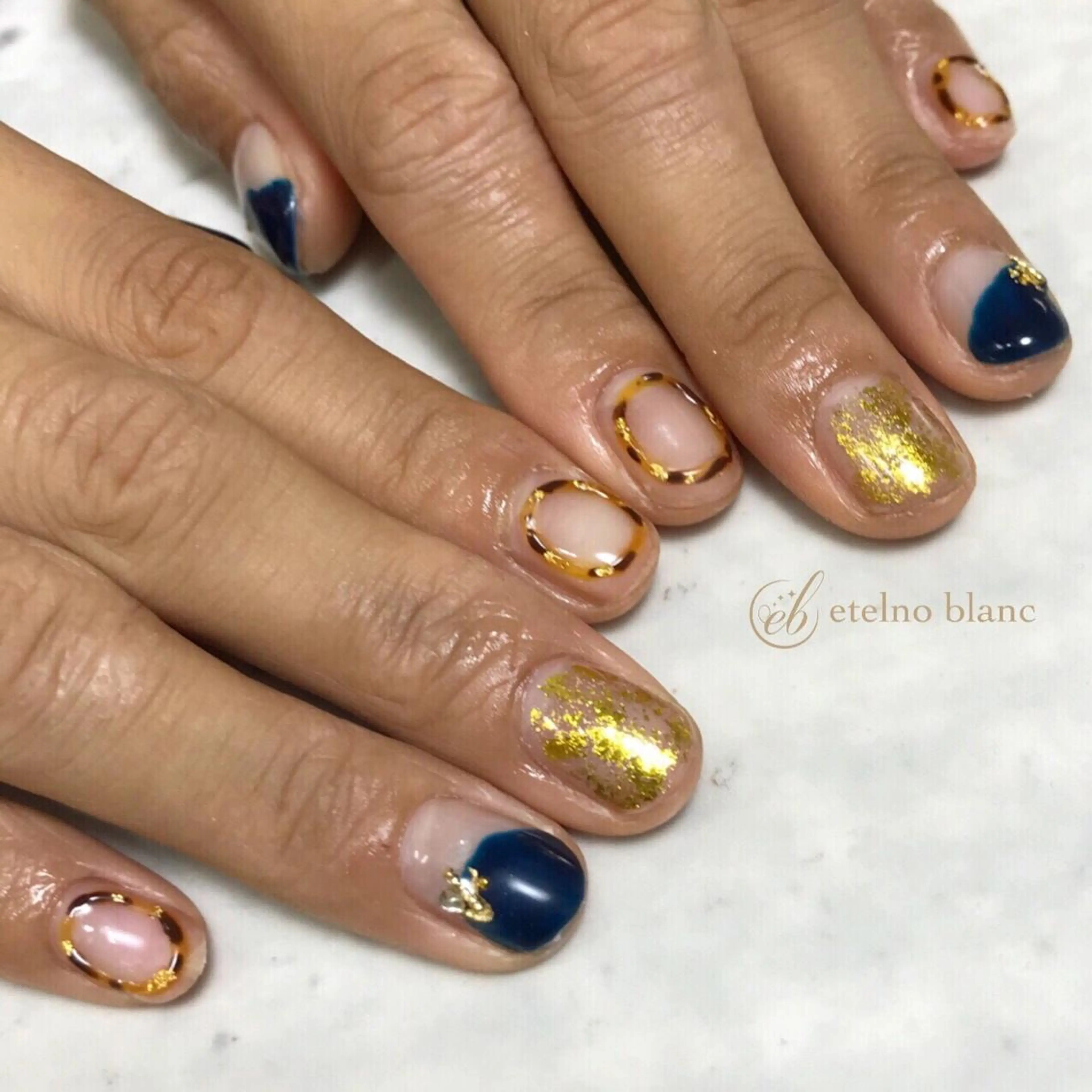 ネイル etelno blanc中目黒のネイルデザイン