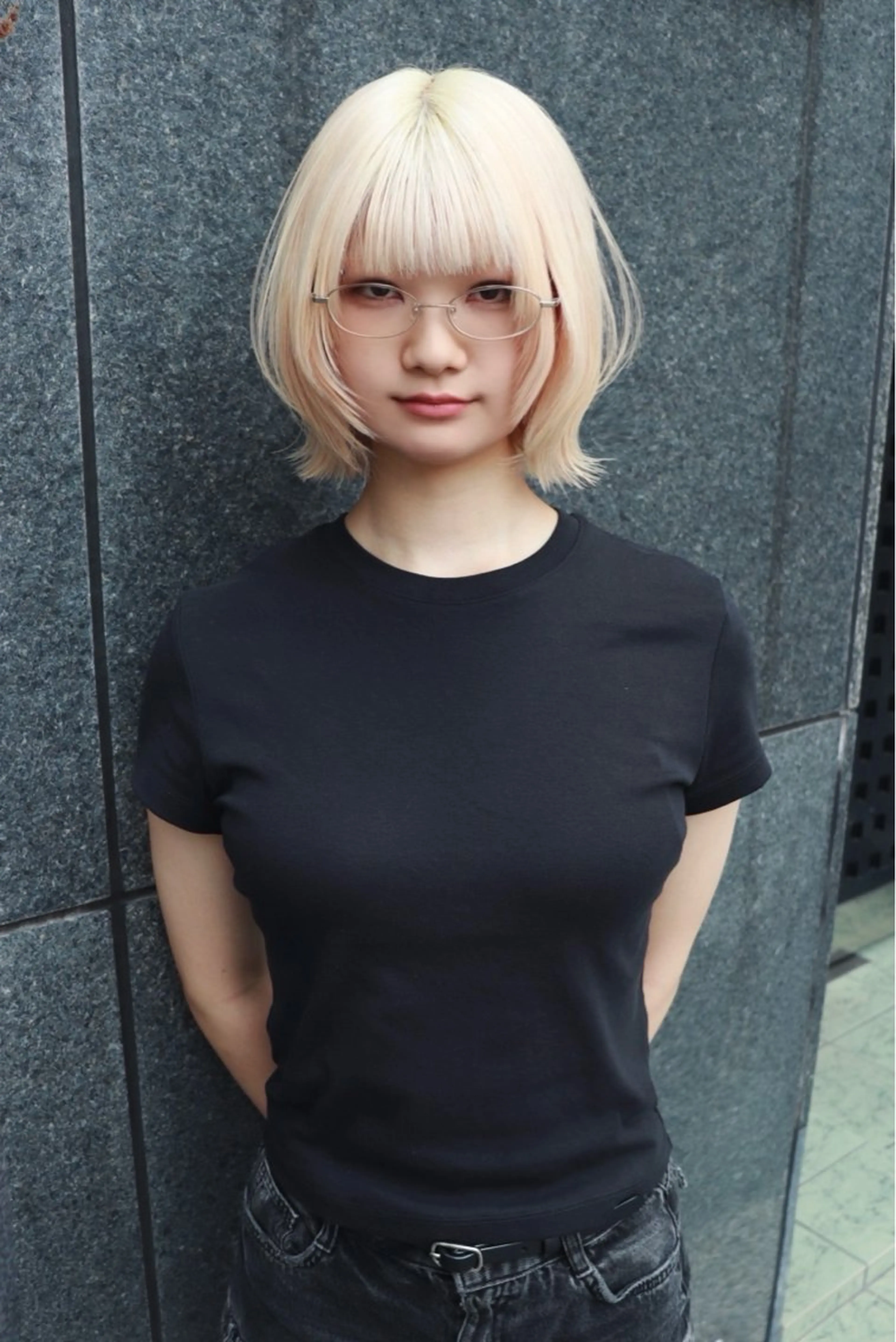 ショート カラー ヘアカラー トリートメント ヘアセット 色落ちまで2度綺麗な ハイトーン⭐️ヨシキのヘアスタイル