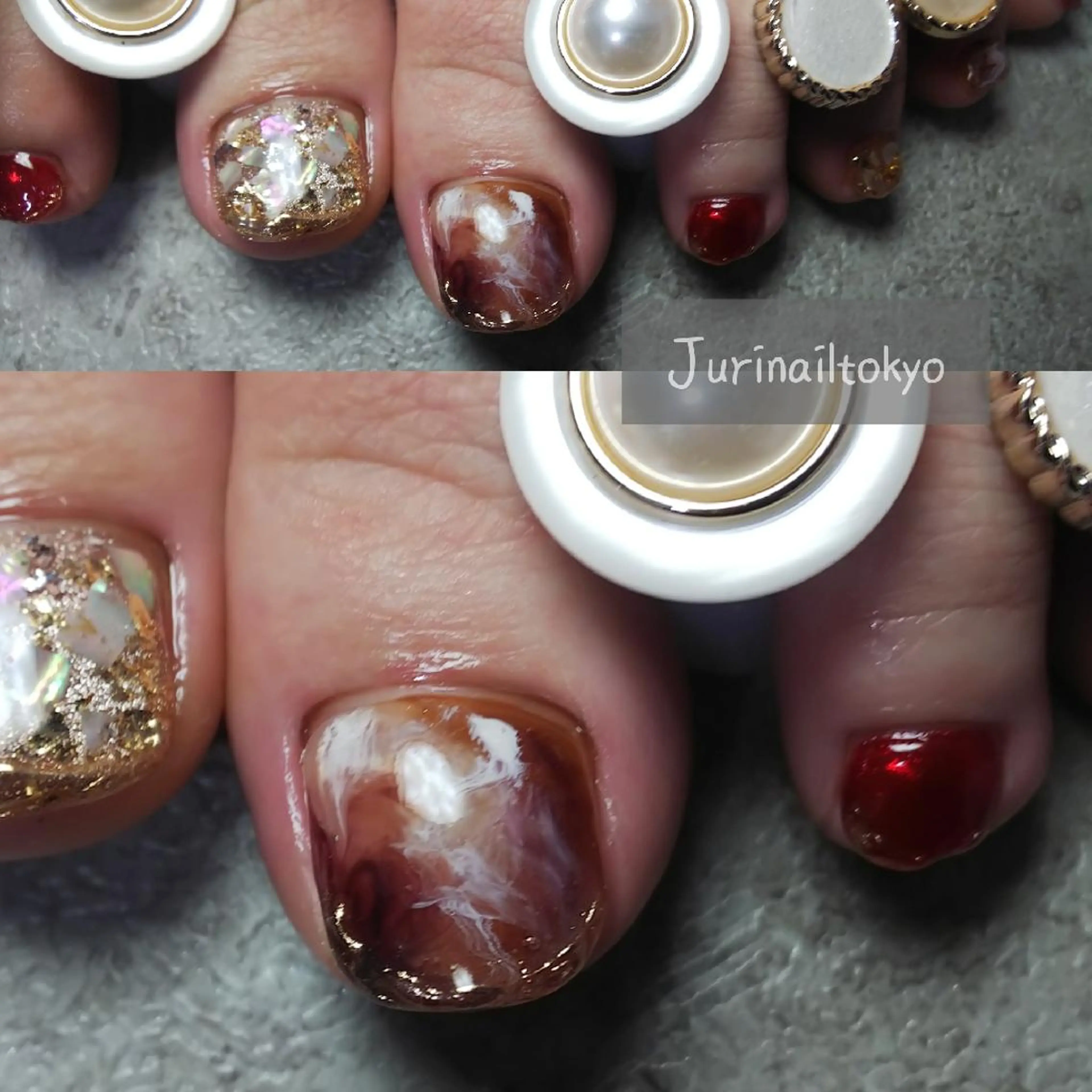 ネイル フットネイル jurinailtokyo所属・jurinail tokyoのネイルデザイン