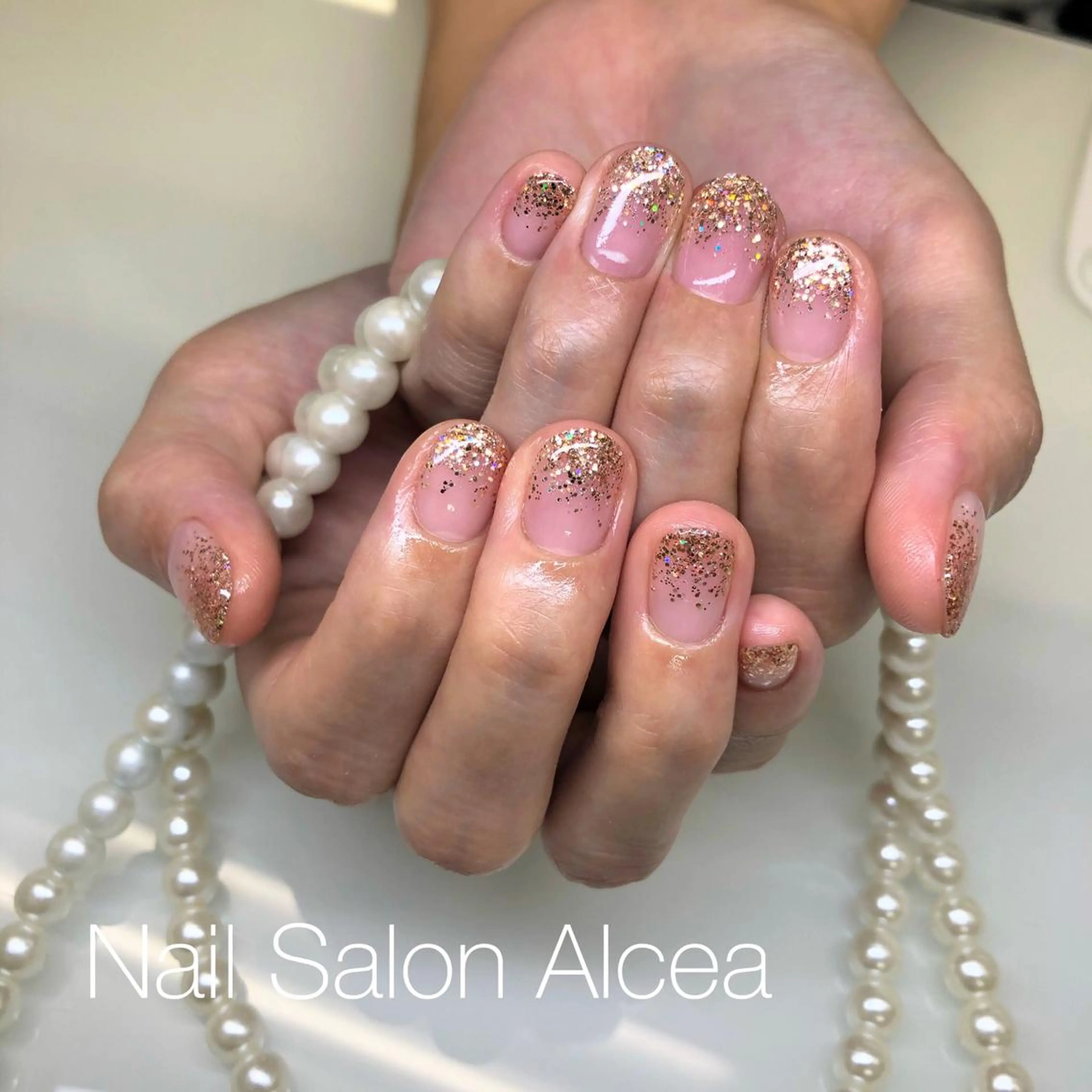 ネイル ラメ(グリッター) ラメグラデーション CHILO 木村のネイルデザイン